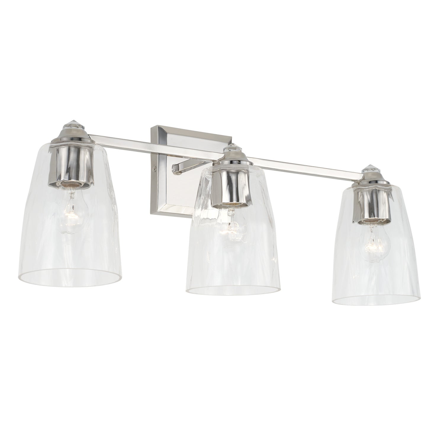 Capital Laurent 141831PN-509 Bath Vanity Light 24 in. wide - Polished Nickel