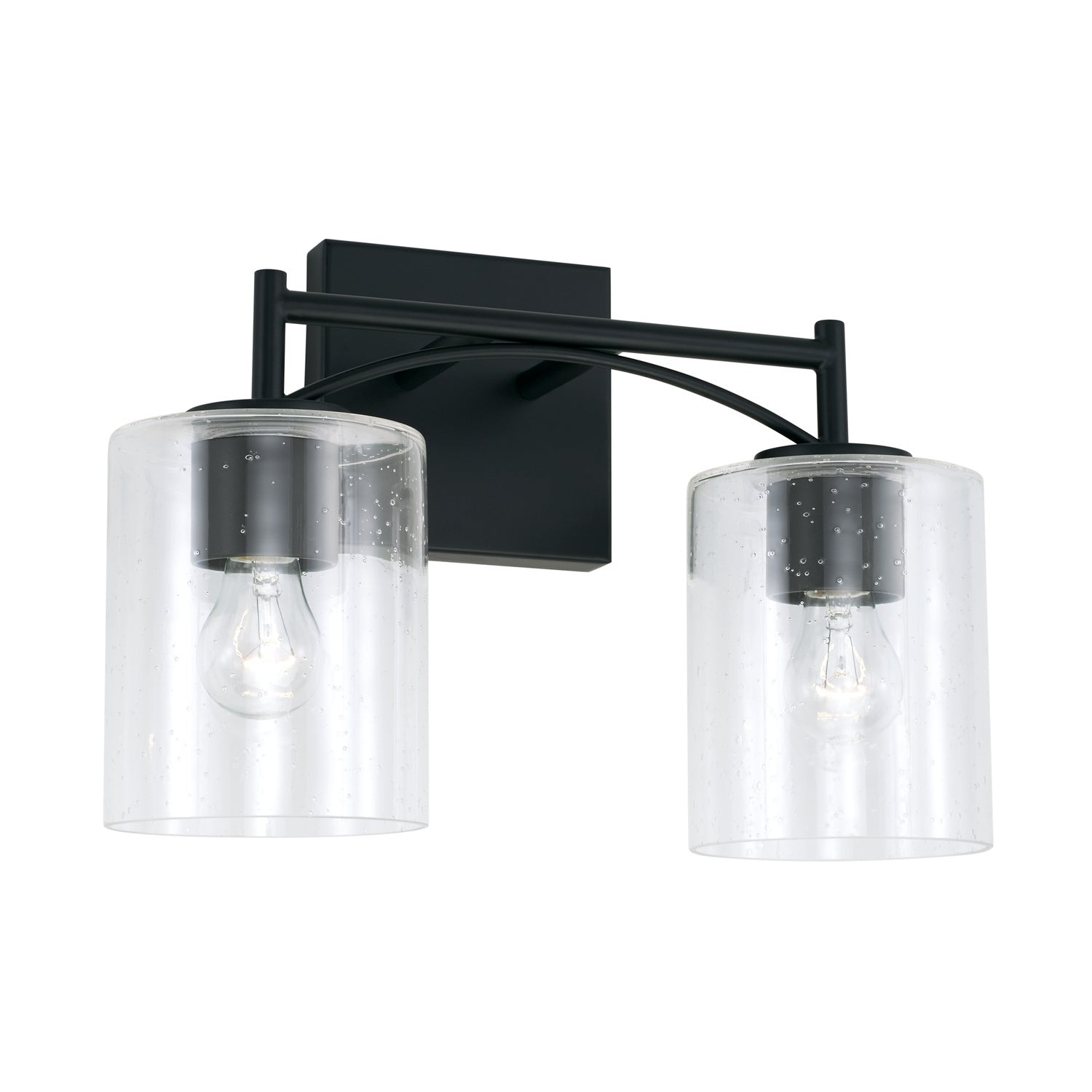 Capital Peyton 142021MB-510 Bath Vanity Light 14 in. wide - Matte Black