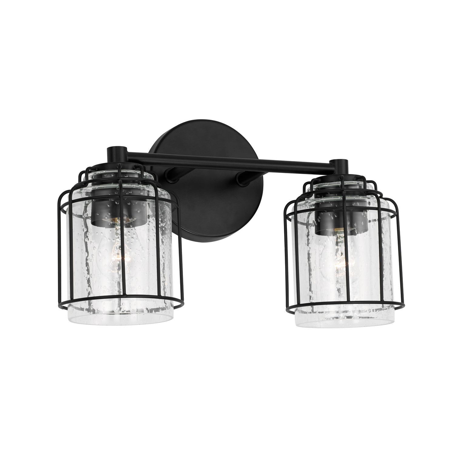 Capital Harmon 142921MB-516 Bath Vanity Light 15 in. wide - Matte Black