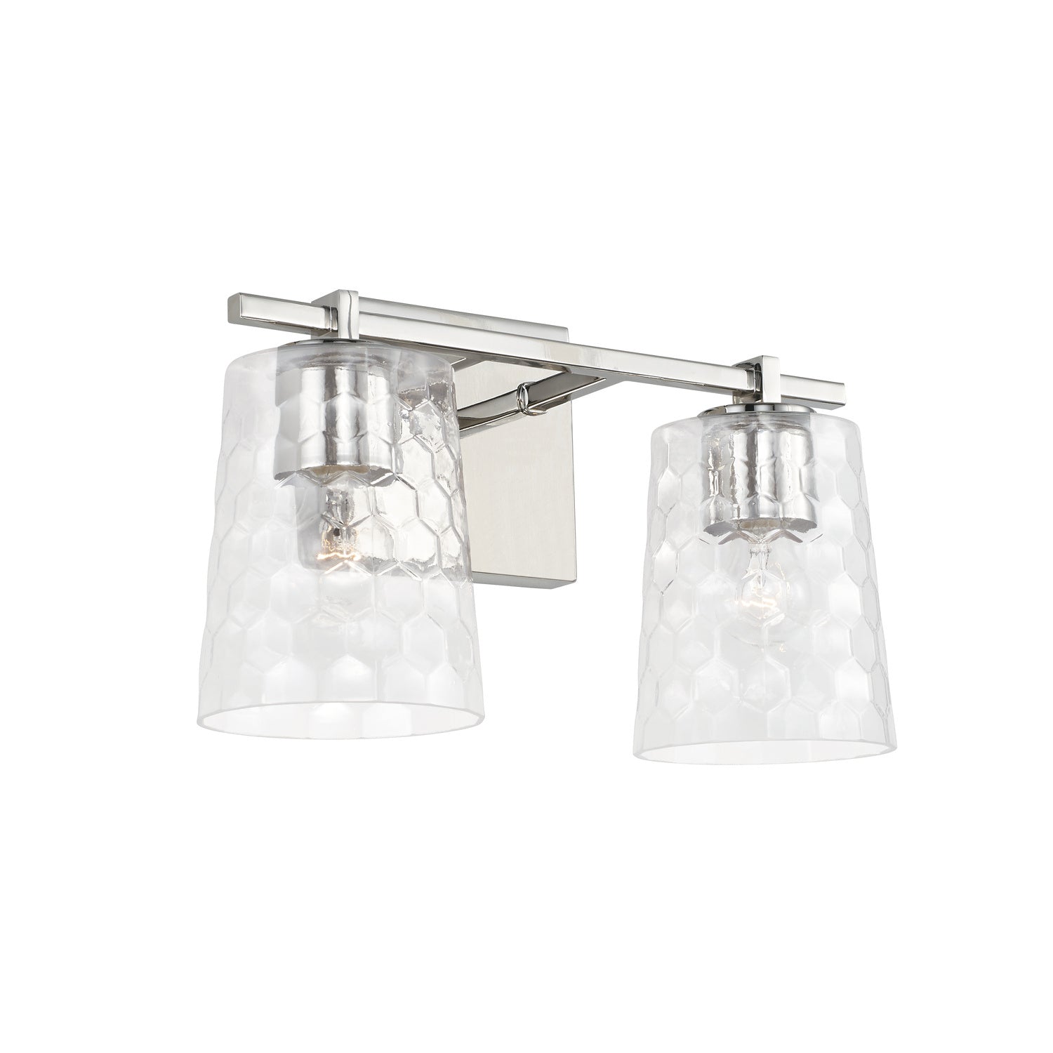 Capital Burke 143521PN-517 Bath Vanity Light 15 in. wide - Polished Nickel