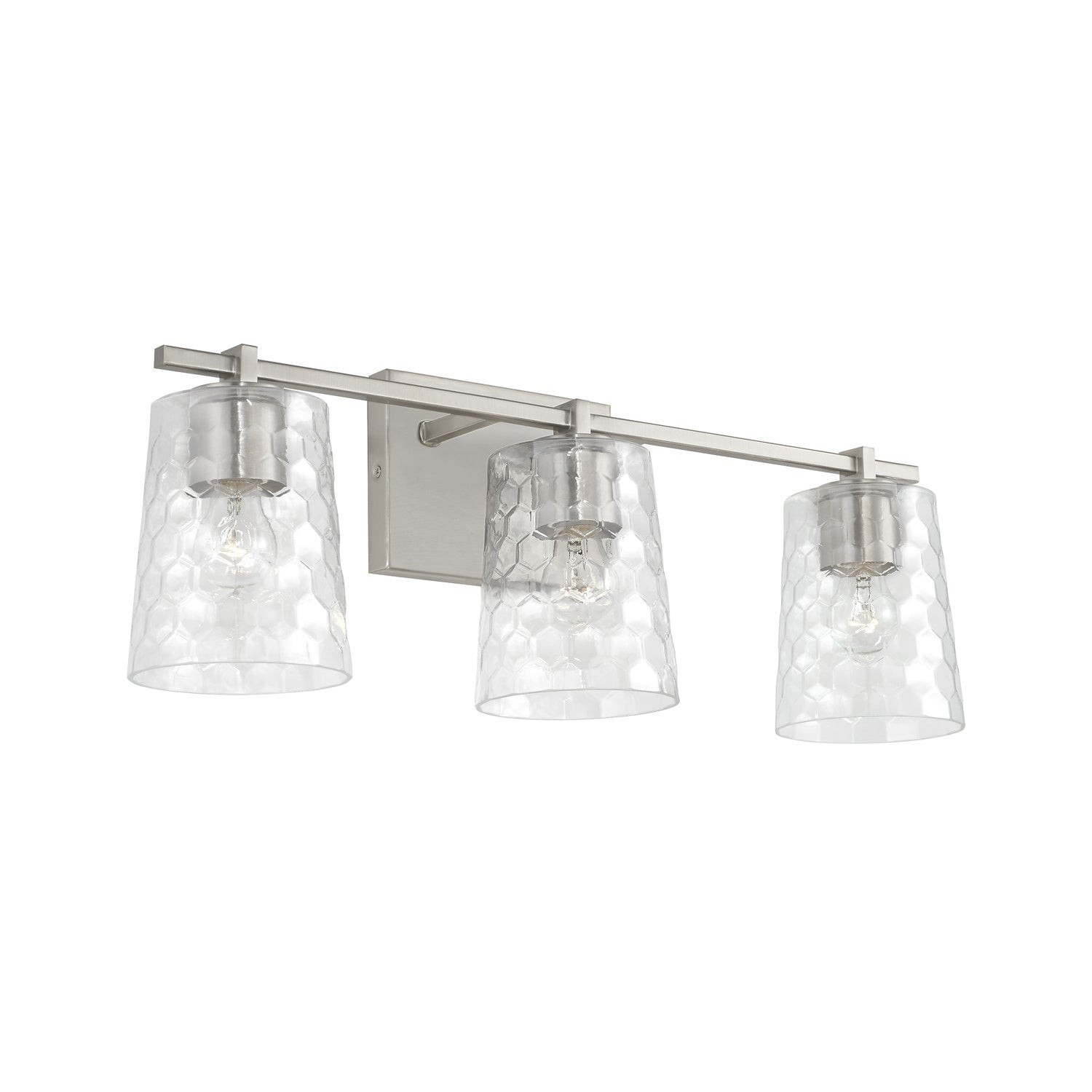 Capital Burke 143531BN-517 Bath Vanity Light 24 in. wide - Brushed Nickel