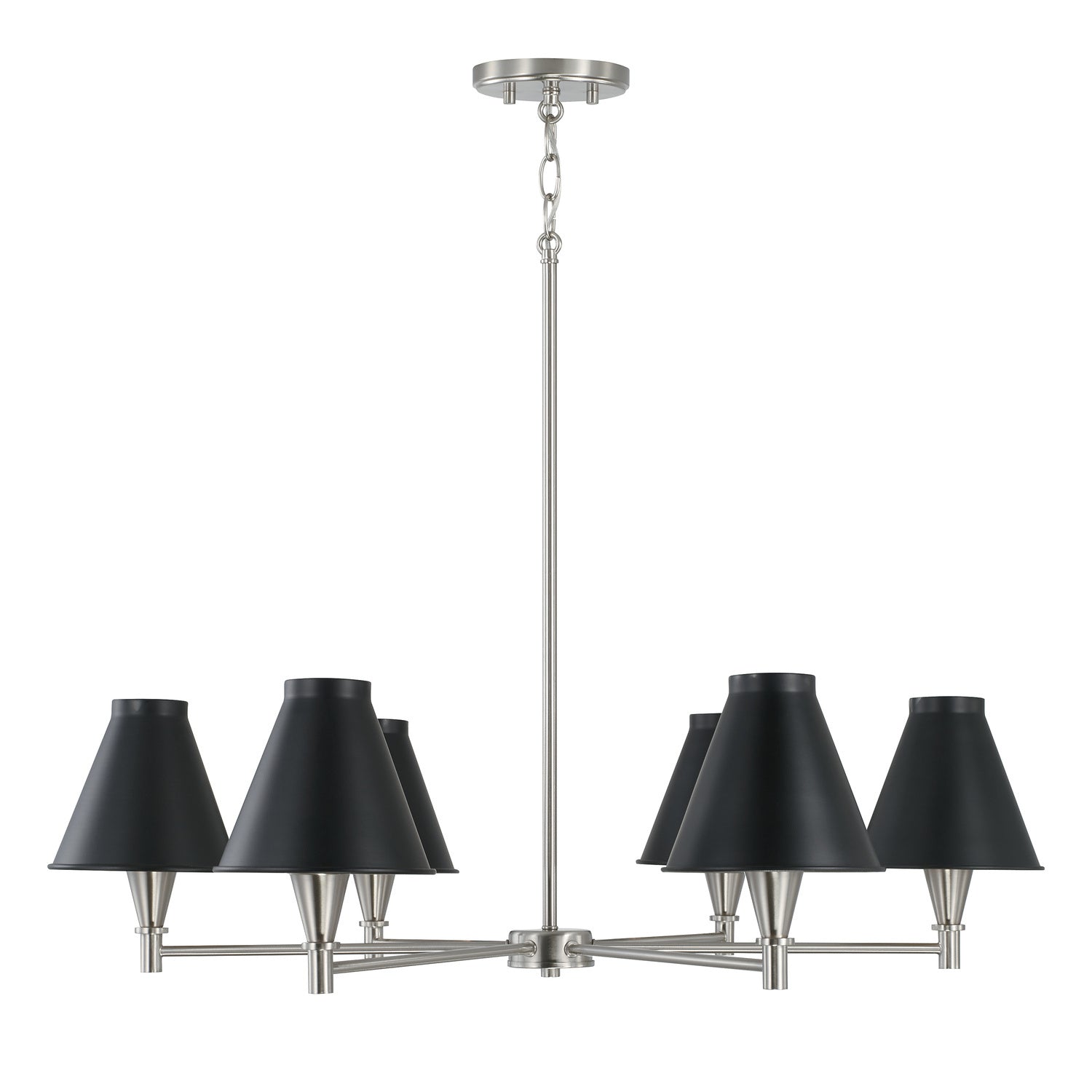 Capital Benson 441561BT-699 Chandelier Light - Black Tie