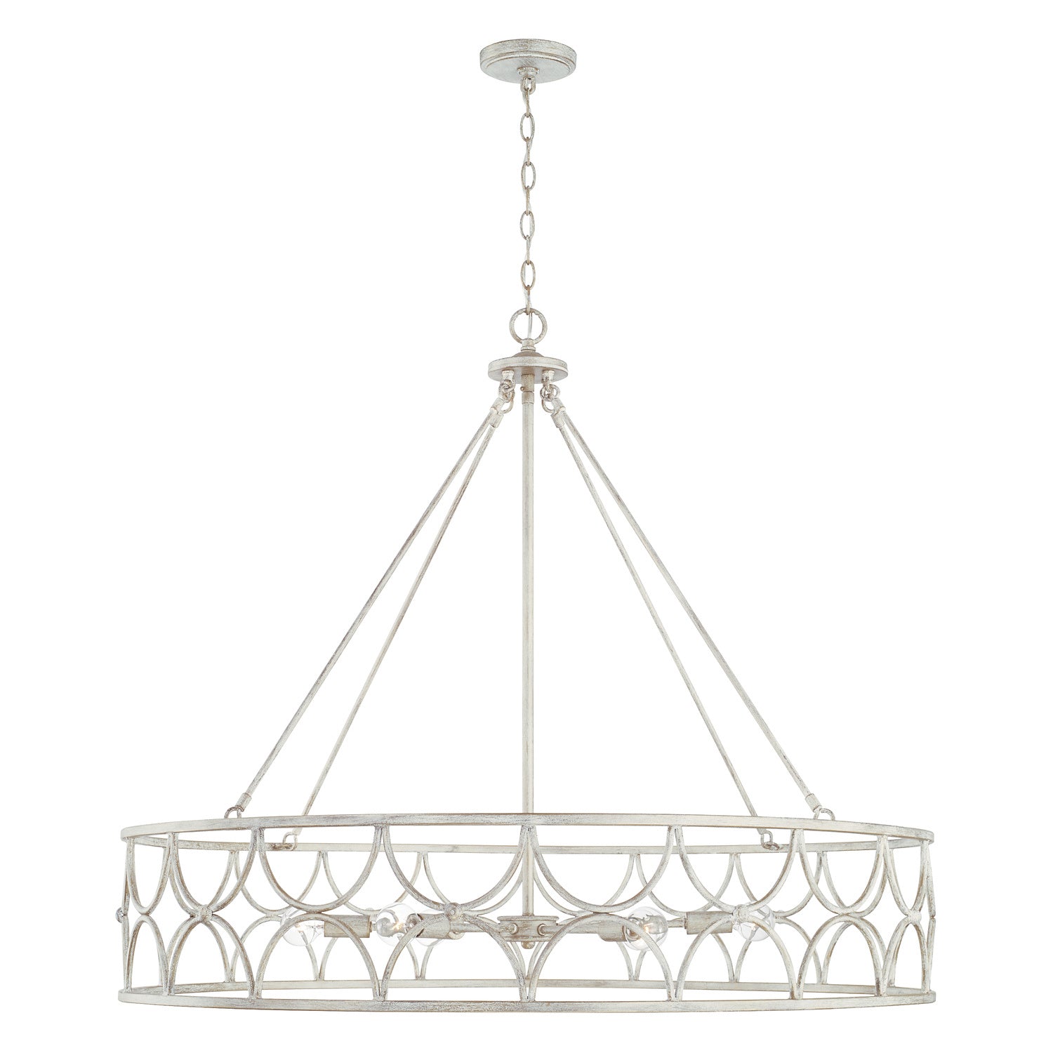 Capital Ricci 443361WW Chandelier Light - Winter White