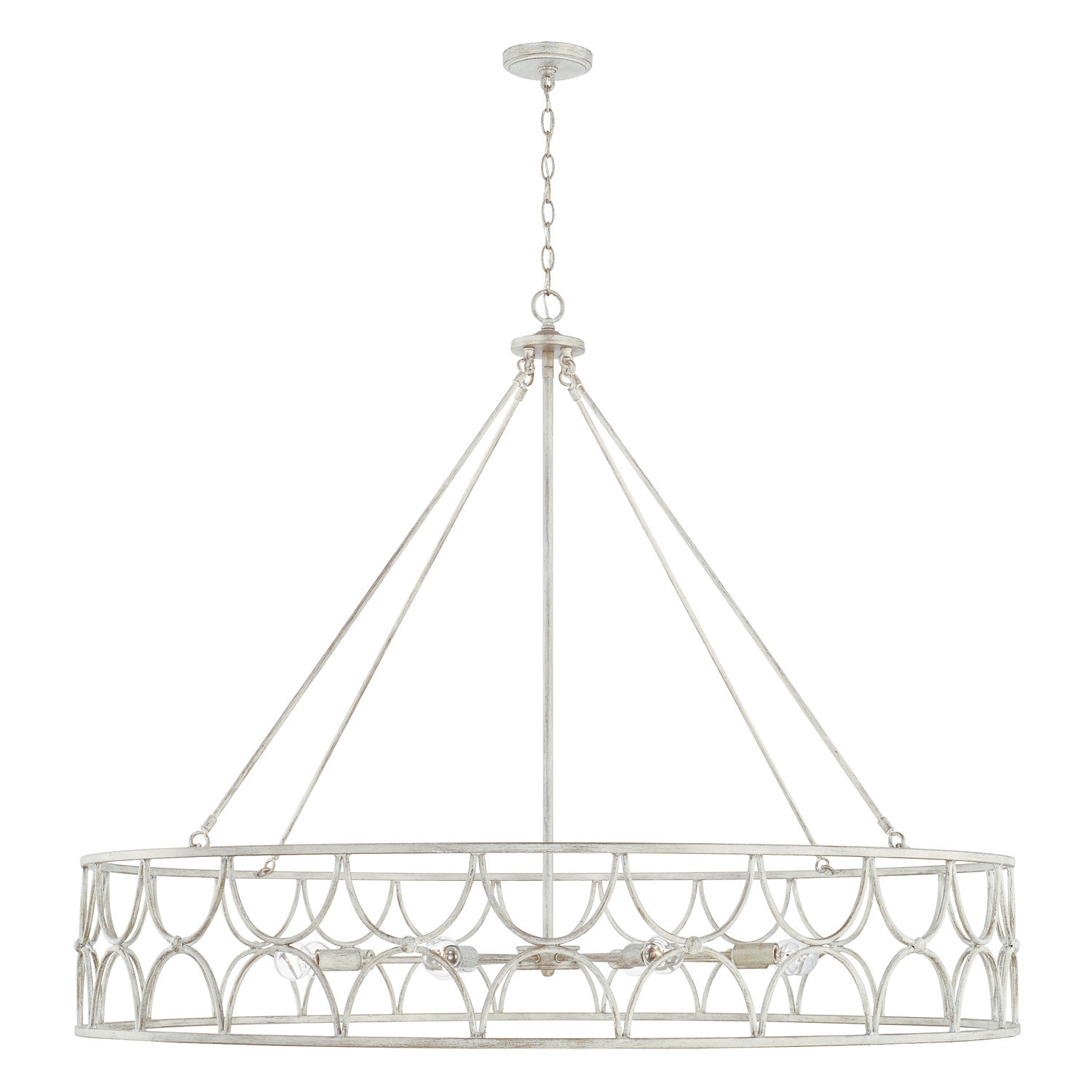 Capital Ricci 443381WW Chandelier Light - Winter White