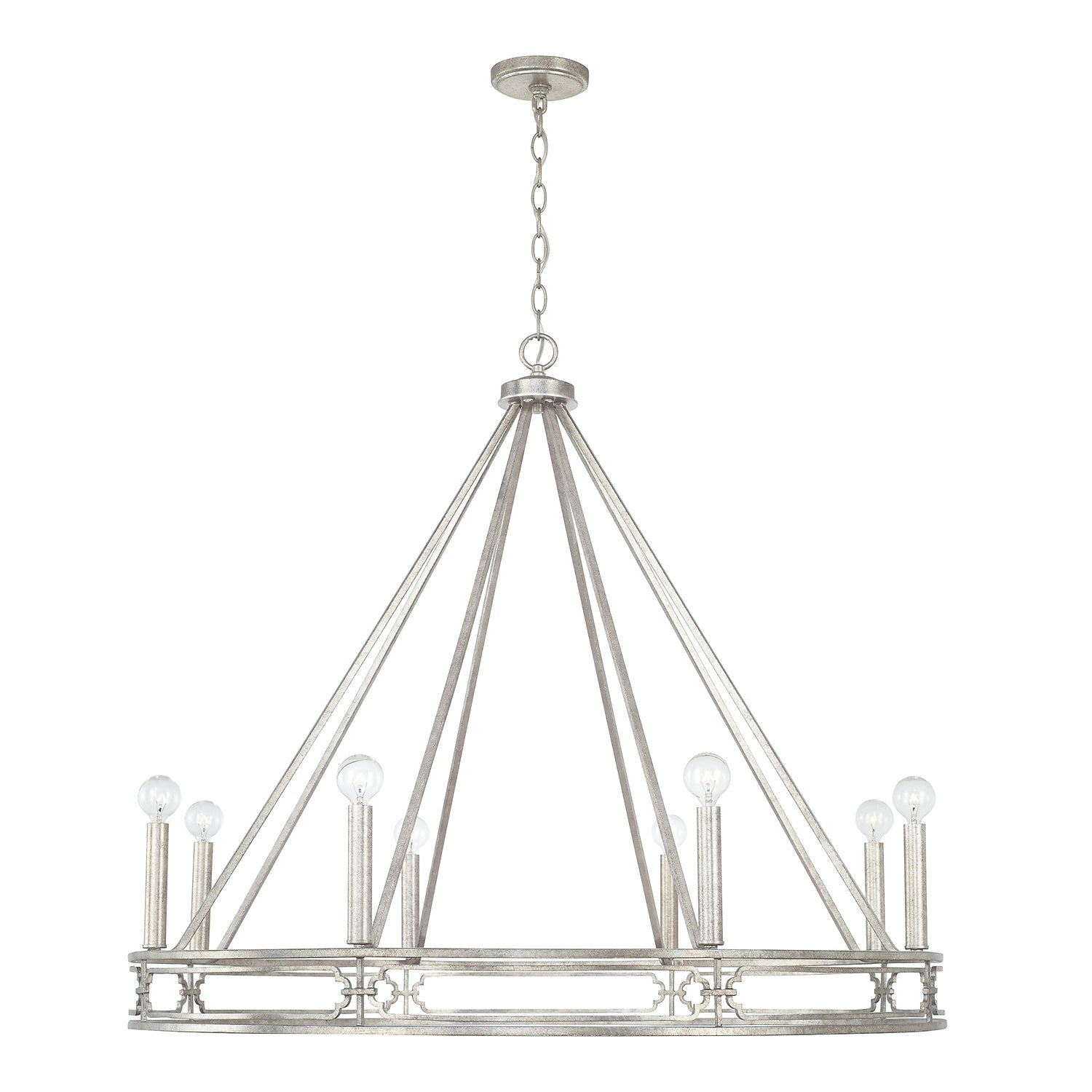 Capital Merrick 443481AS Chandelier Light - Antique Silver