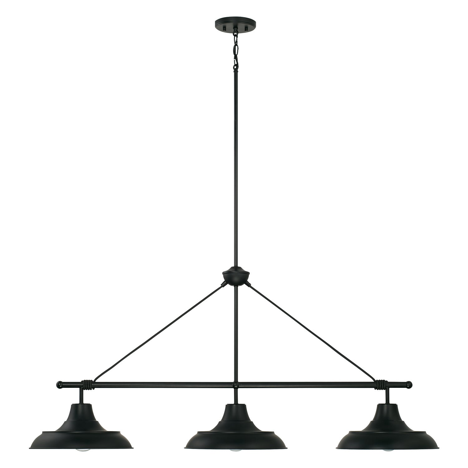 Capital Jones 842131MB Pendant Light - Matte Black