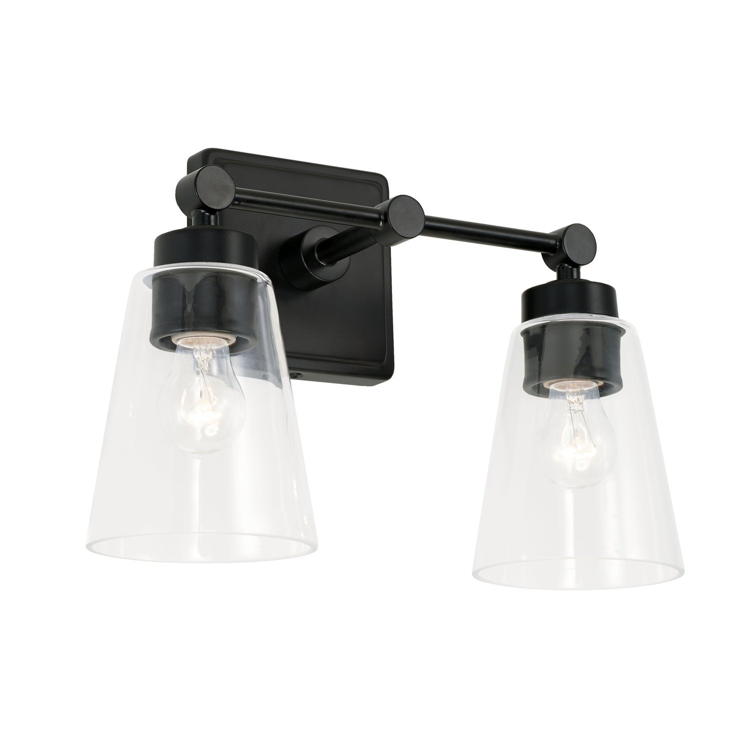 Capital Rory 121821MB-432 Bath Vanity Light 14 in. wide - Matte Black