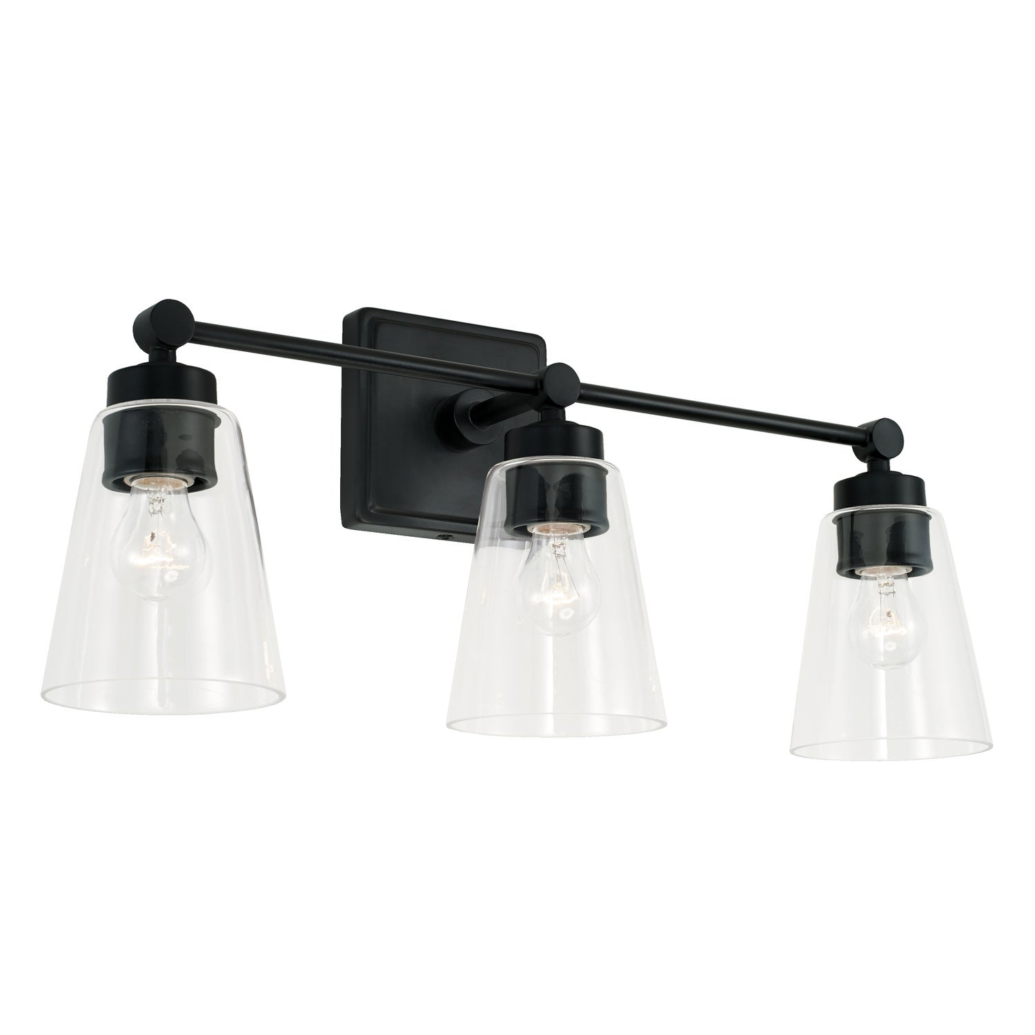 Capital Rory 121831MB-432 Bath Vanity Light 23 in. wide - Matte Black