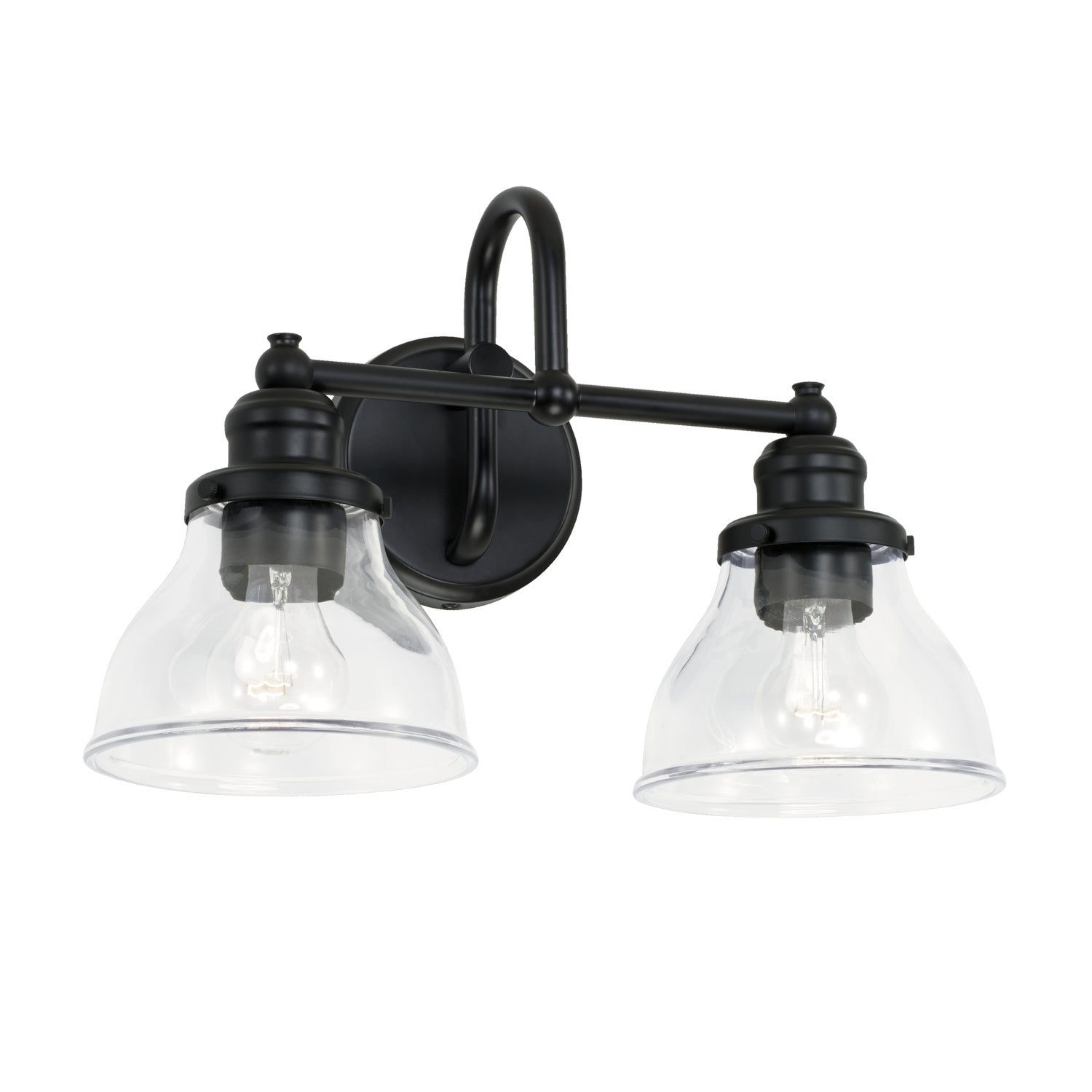 Capital Baxter 8302MB-461 Bath Vanity Light 17 in. wide - Matte Black