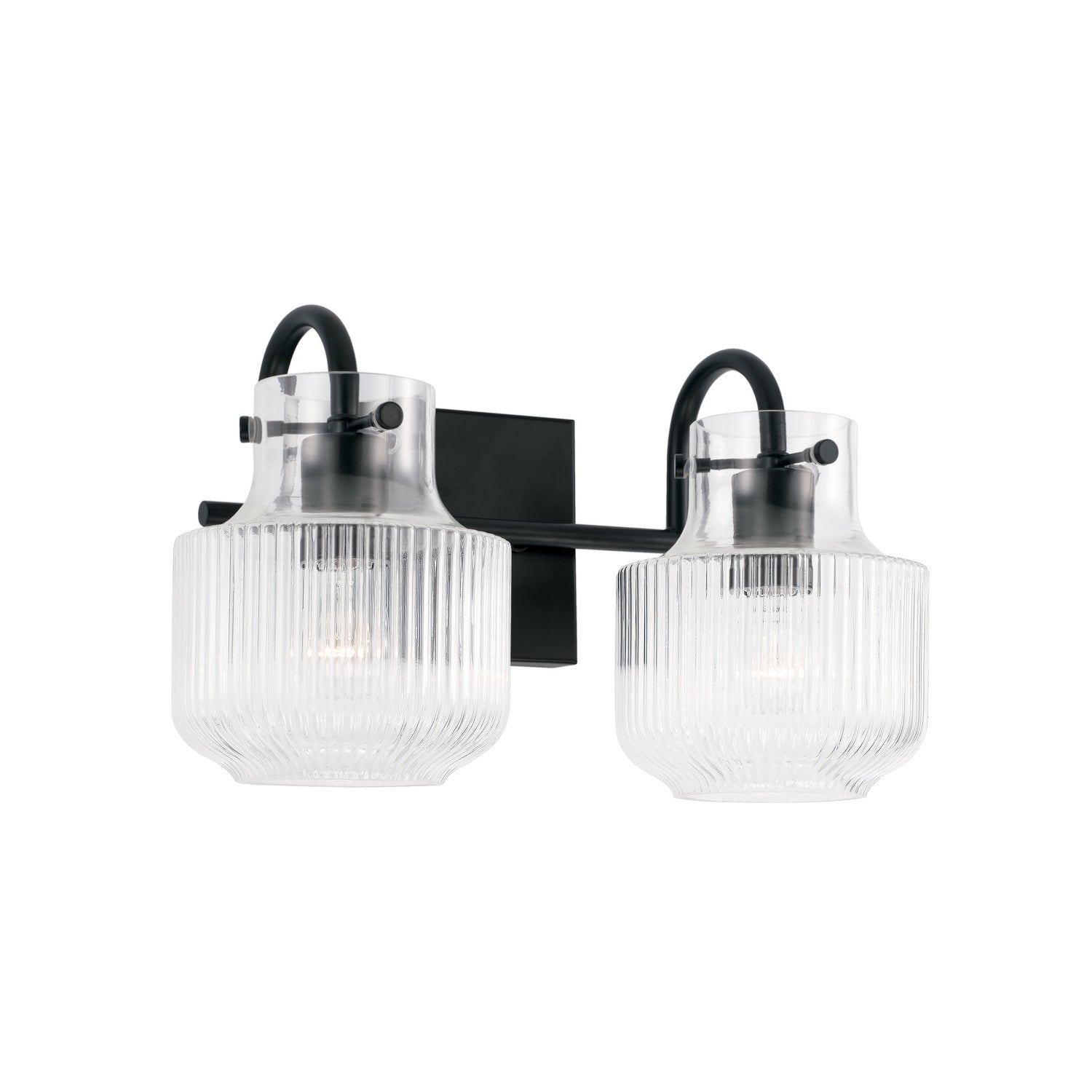 Capital Nyla 145121MB Bath Vanity Light 15 in. wide - Matte Black