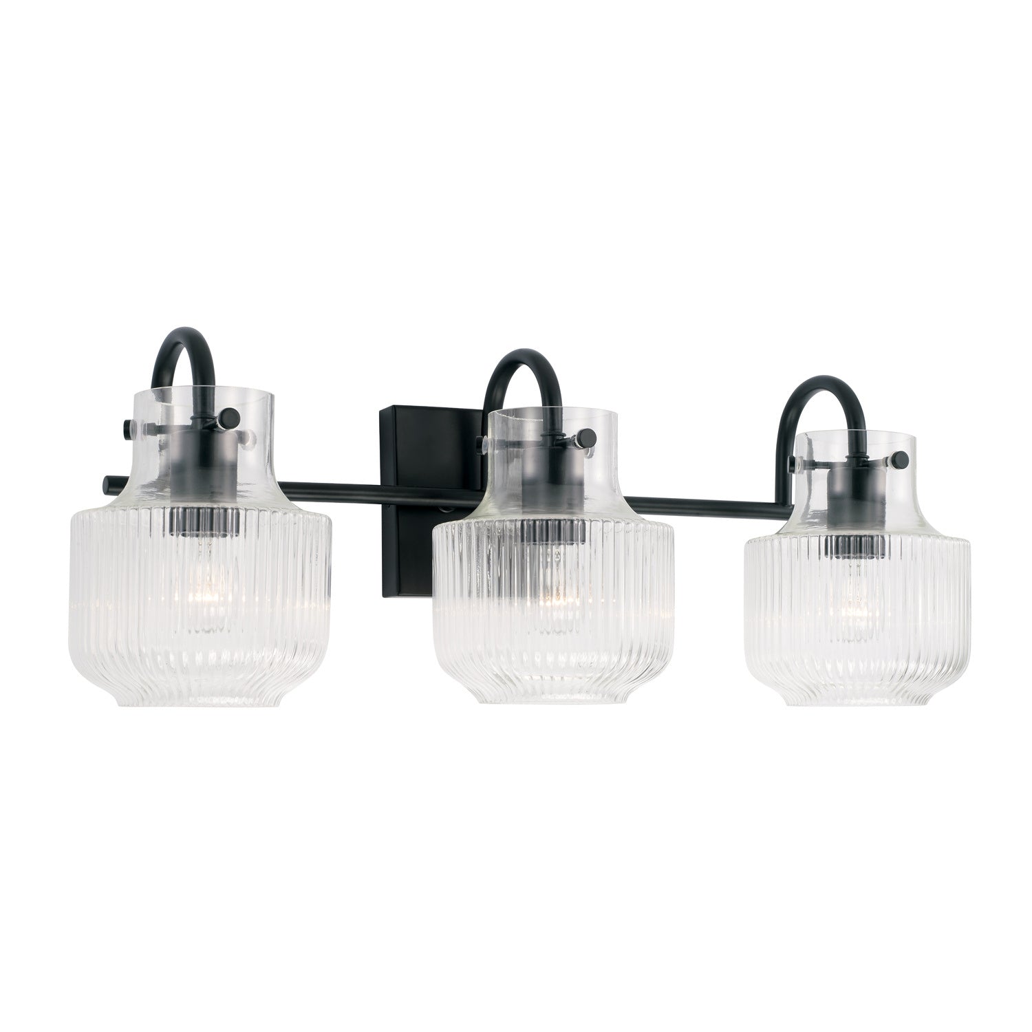 Capital Nyla 145131MB Bath Vanity Light 25 in. wide - Matte Black