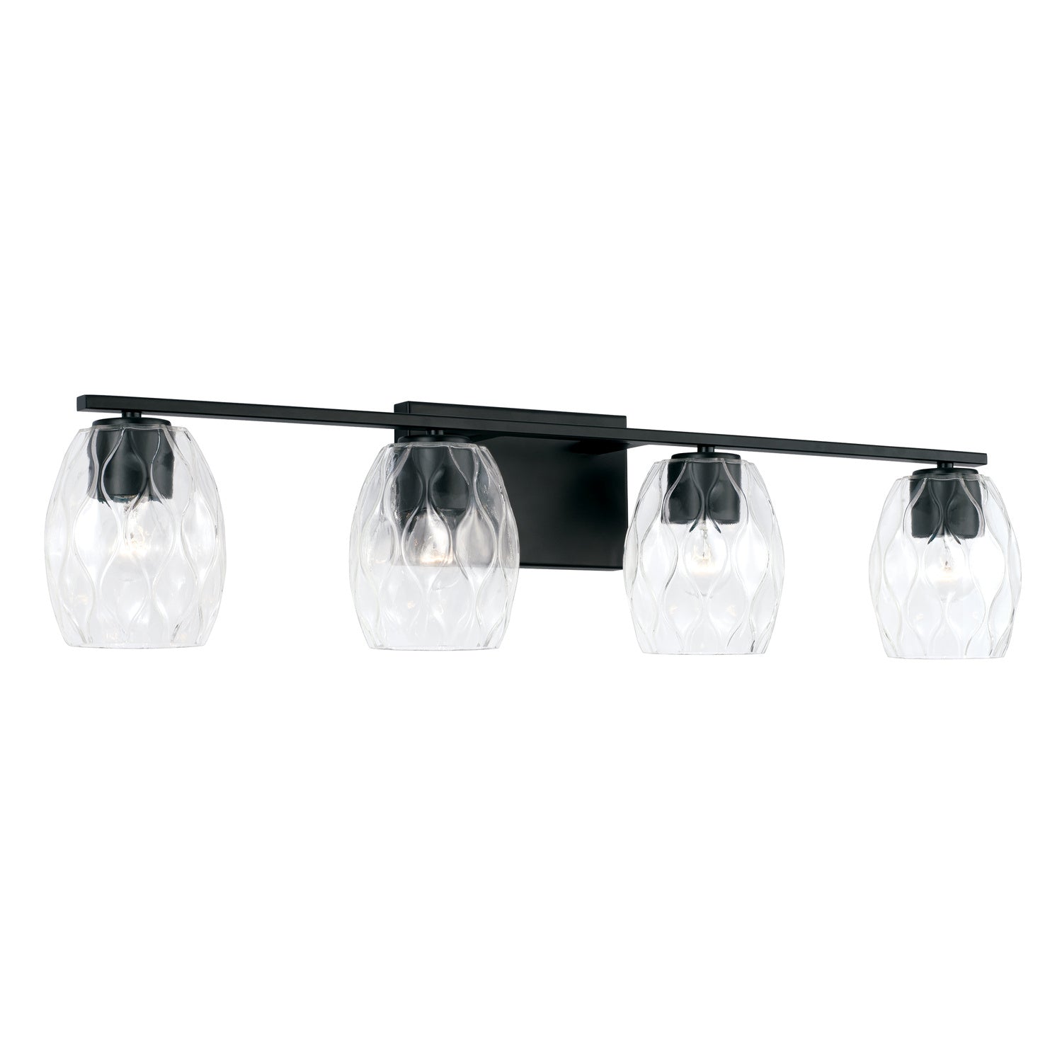 Capital Lucas 145341MB-525 Bath Vanity Light 34 in. wide - Matte Black