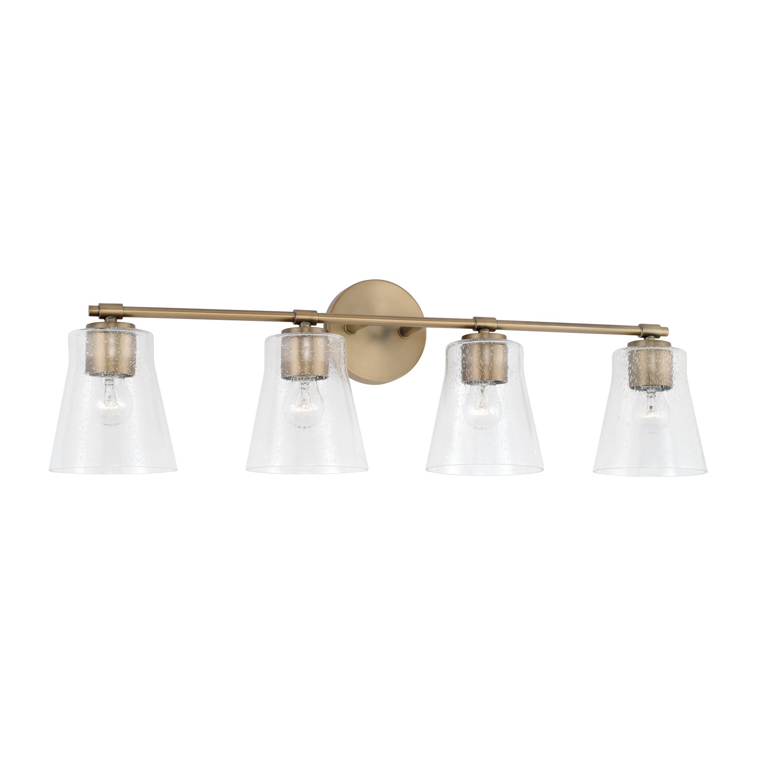 Capital Baker 146941AD-533 Bath Vanity Light 32 in. wide - Aged Brass