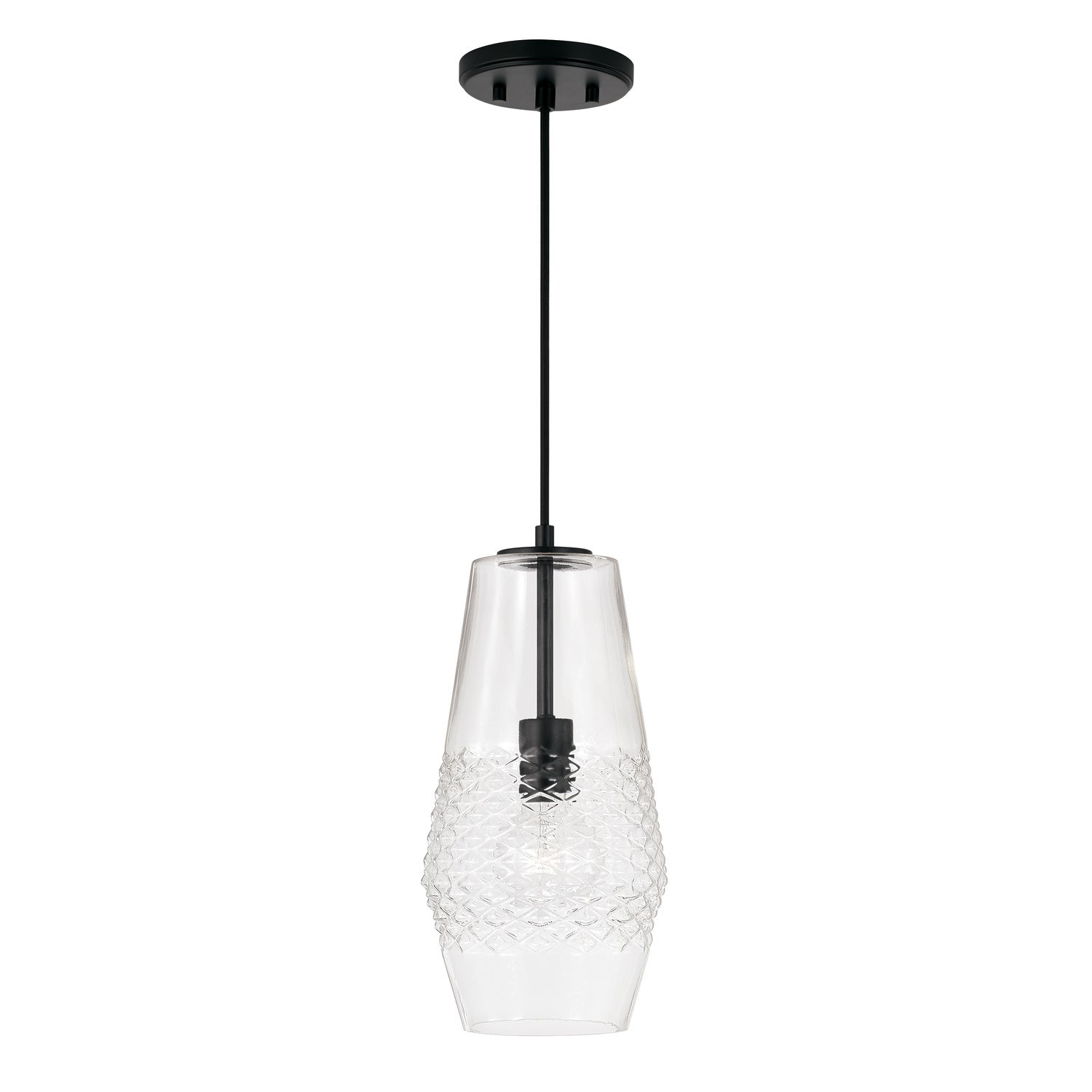 Capital Dena 345011MB Pendant Light - Matte Black