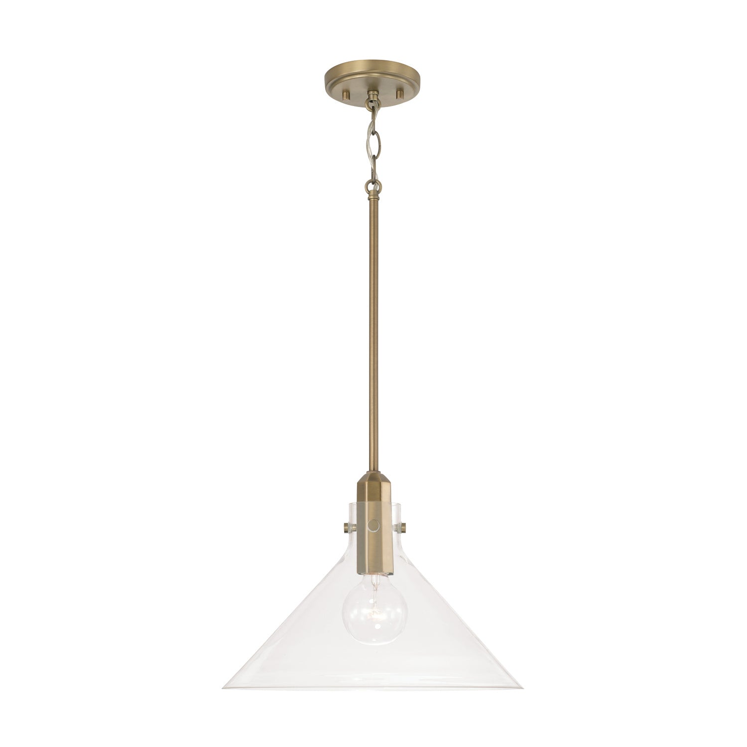 Capital Greer 345811AD Pendant Light - Aged Brass