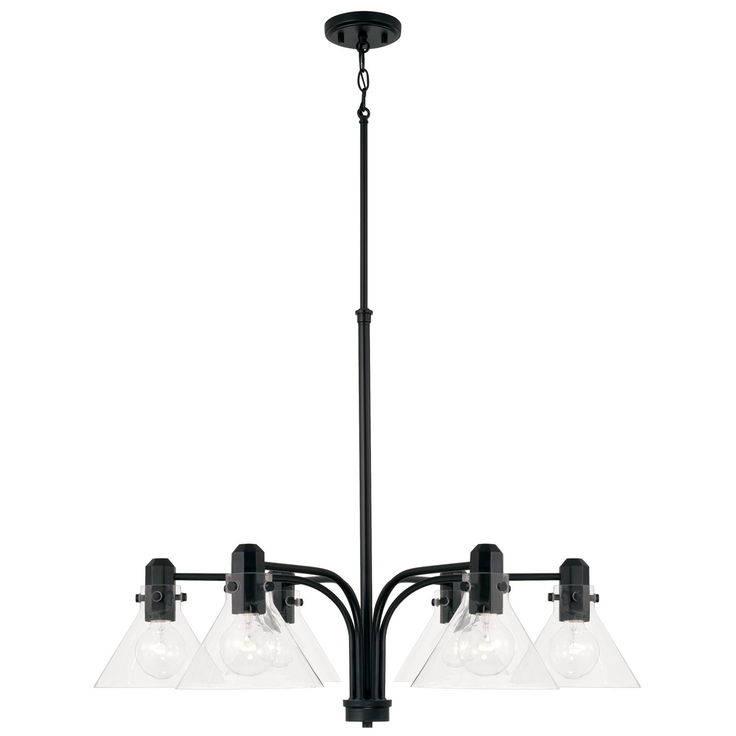 Capital Greer 445861MB-528 Chandelier Light - Matte Black