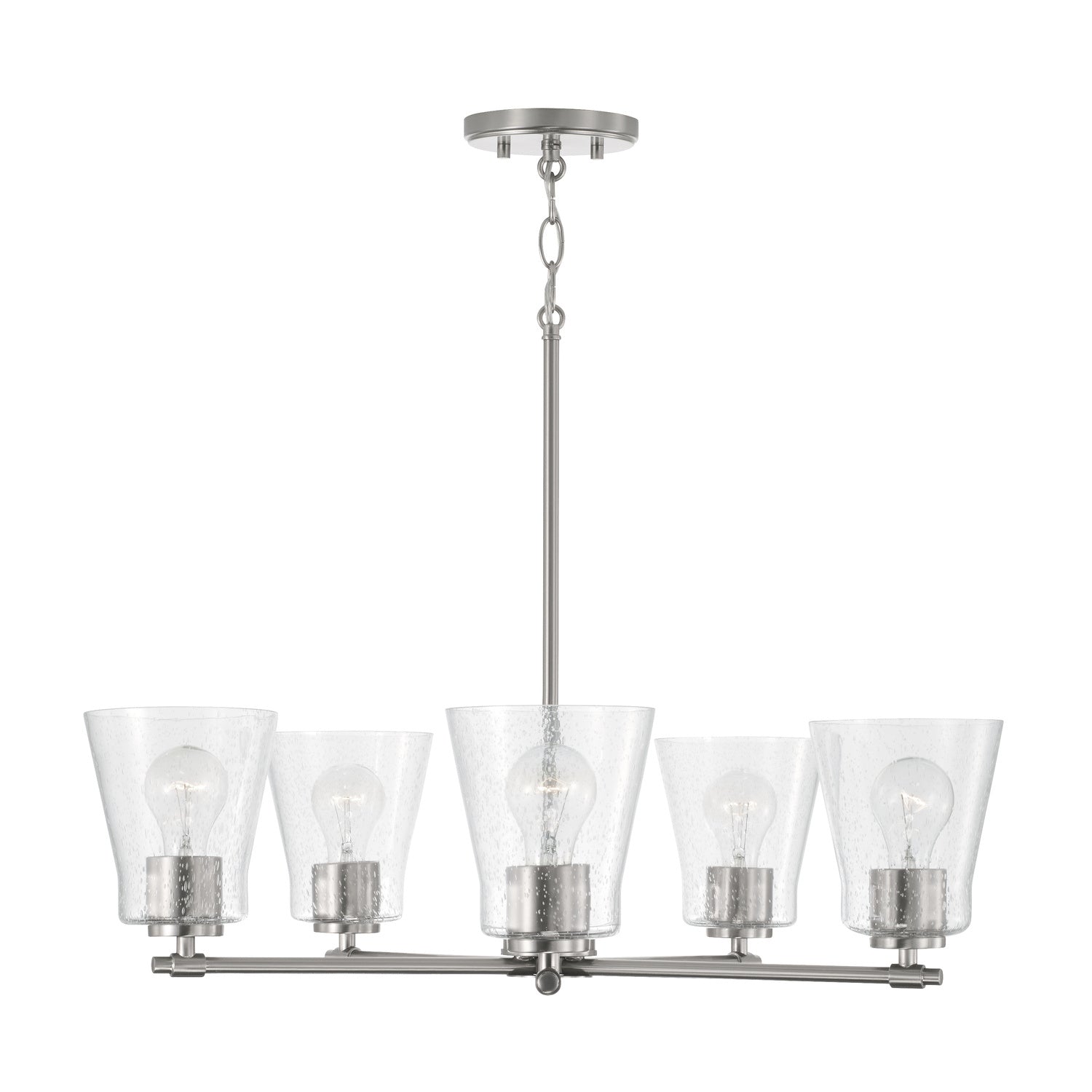 Capital Baker 446951BN-533 Chandelier Light - Brushed Nickel