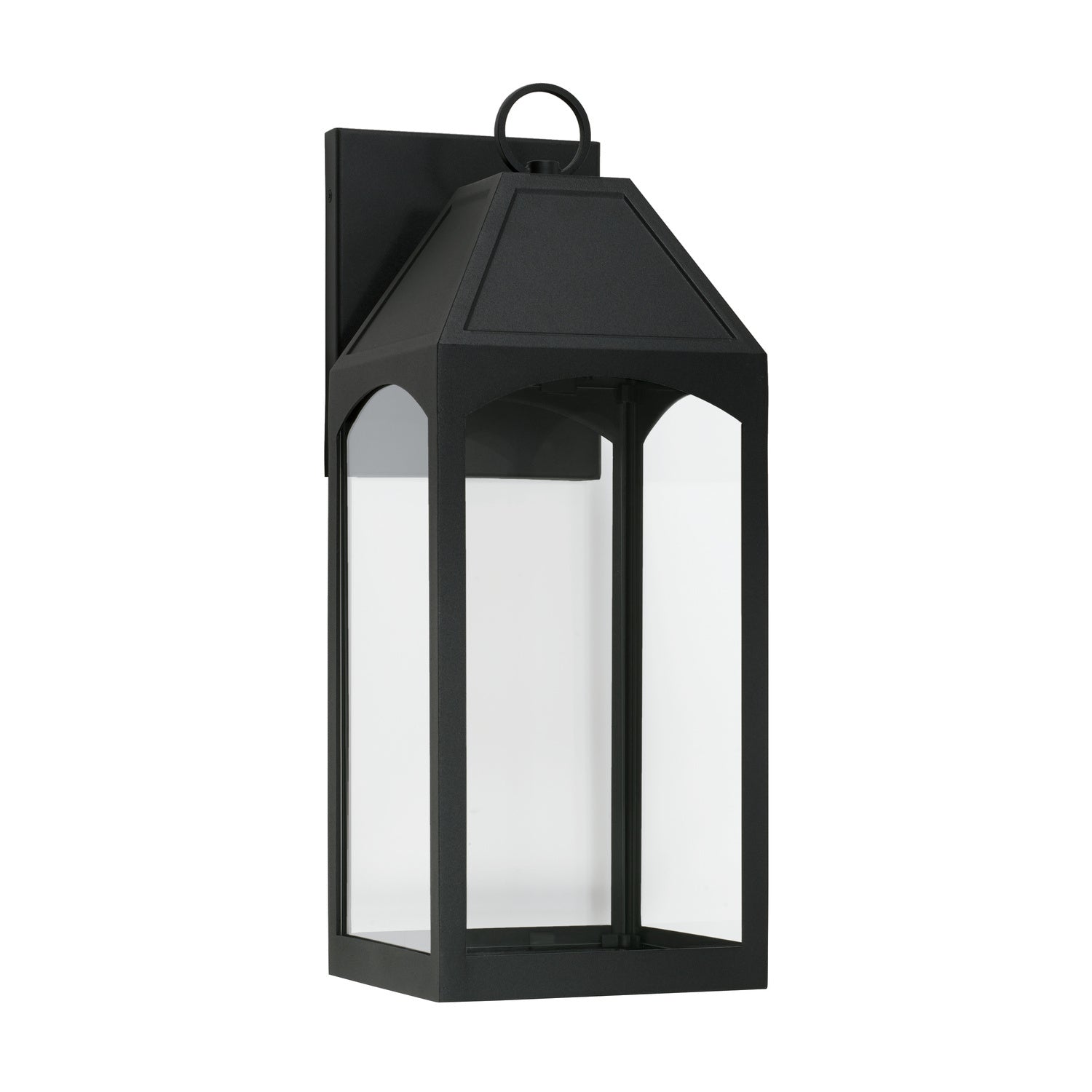 Capital Lighting 946321BK-GL  Burton Outdoor Black