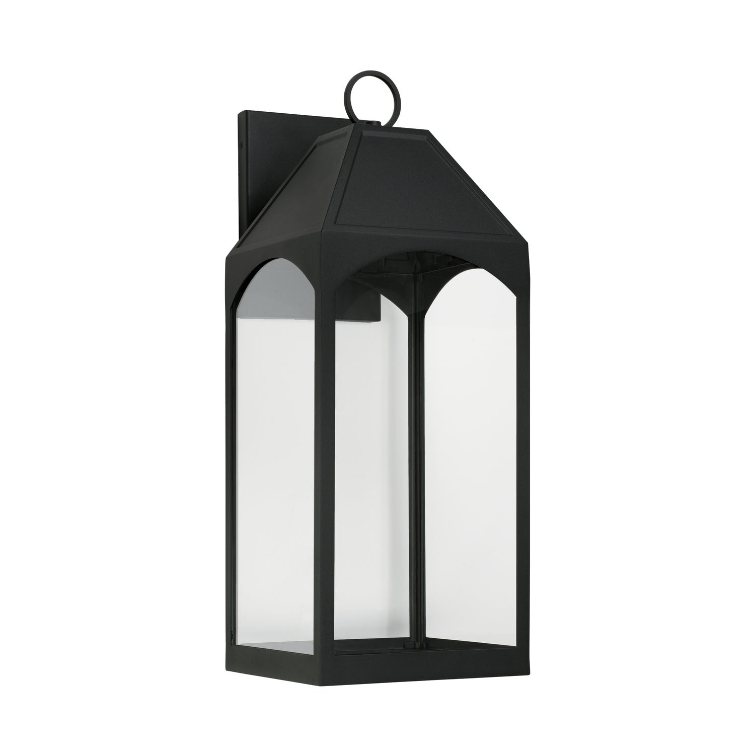 Capital Lighting 946341BK-GL  Burton Outdoor Black