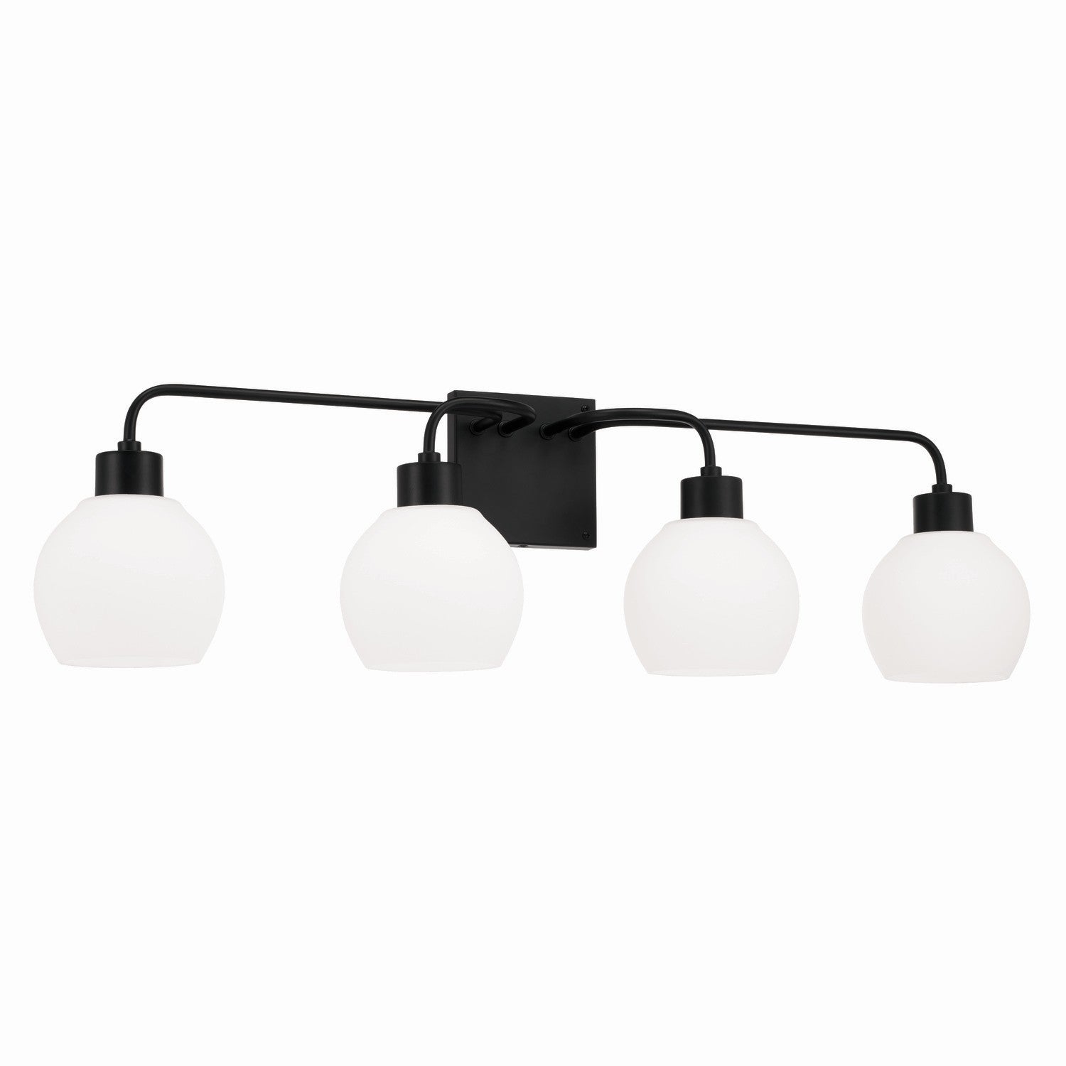 Capital Tanner 120041MB-540 Bath Vanity Light 34 in. wide - Matte Black