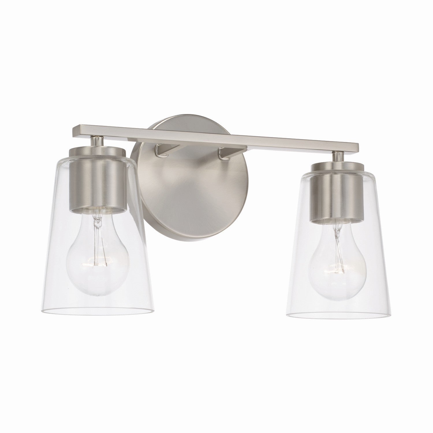 Capital Portman 148621BN-537 Bath Vanity Light 15 in. wide - Brushed Nickel