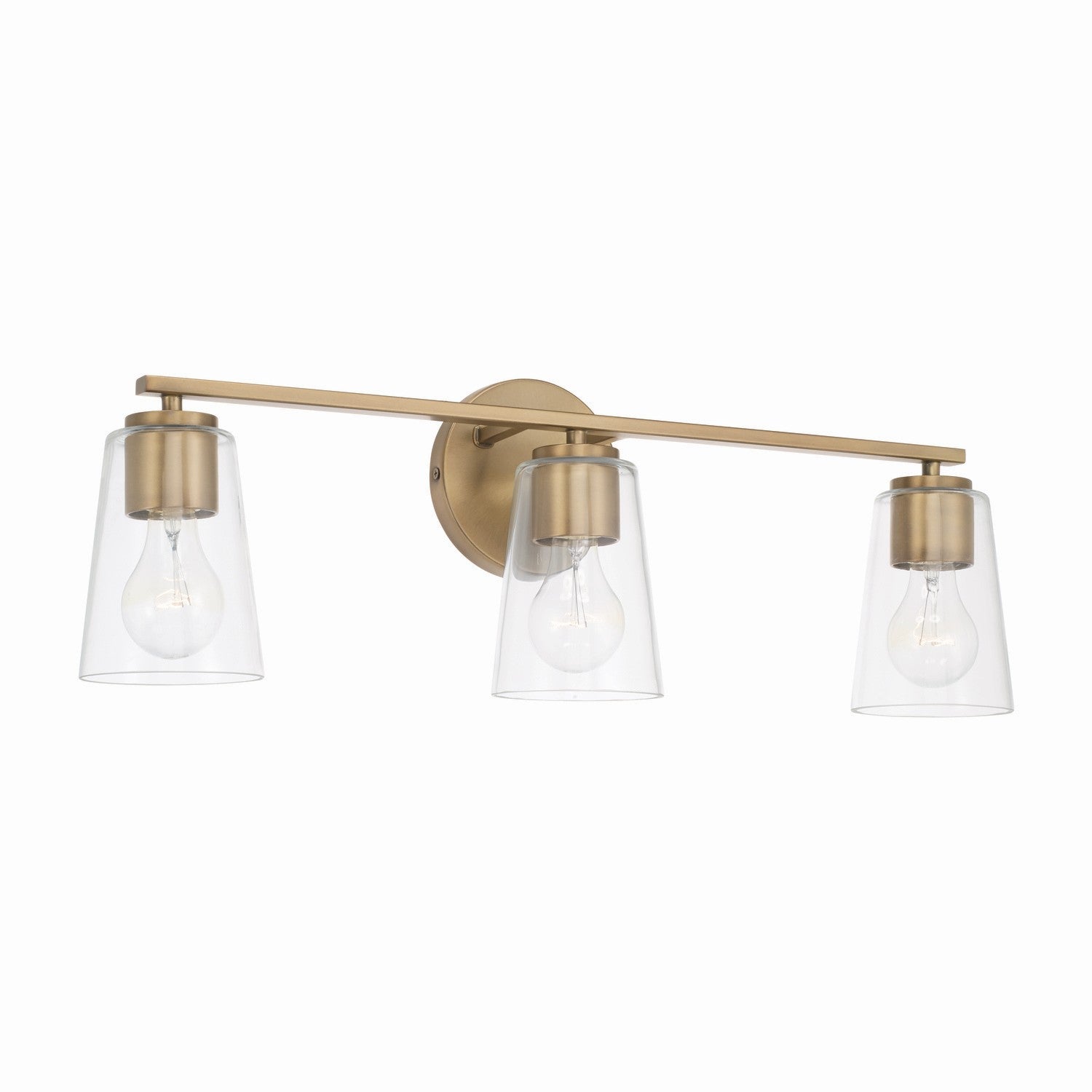 Capital Portman 148631AD-537 Bath Vanity Light 25 in. wide - Aged Brass