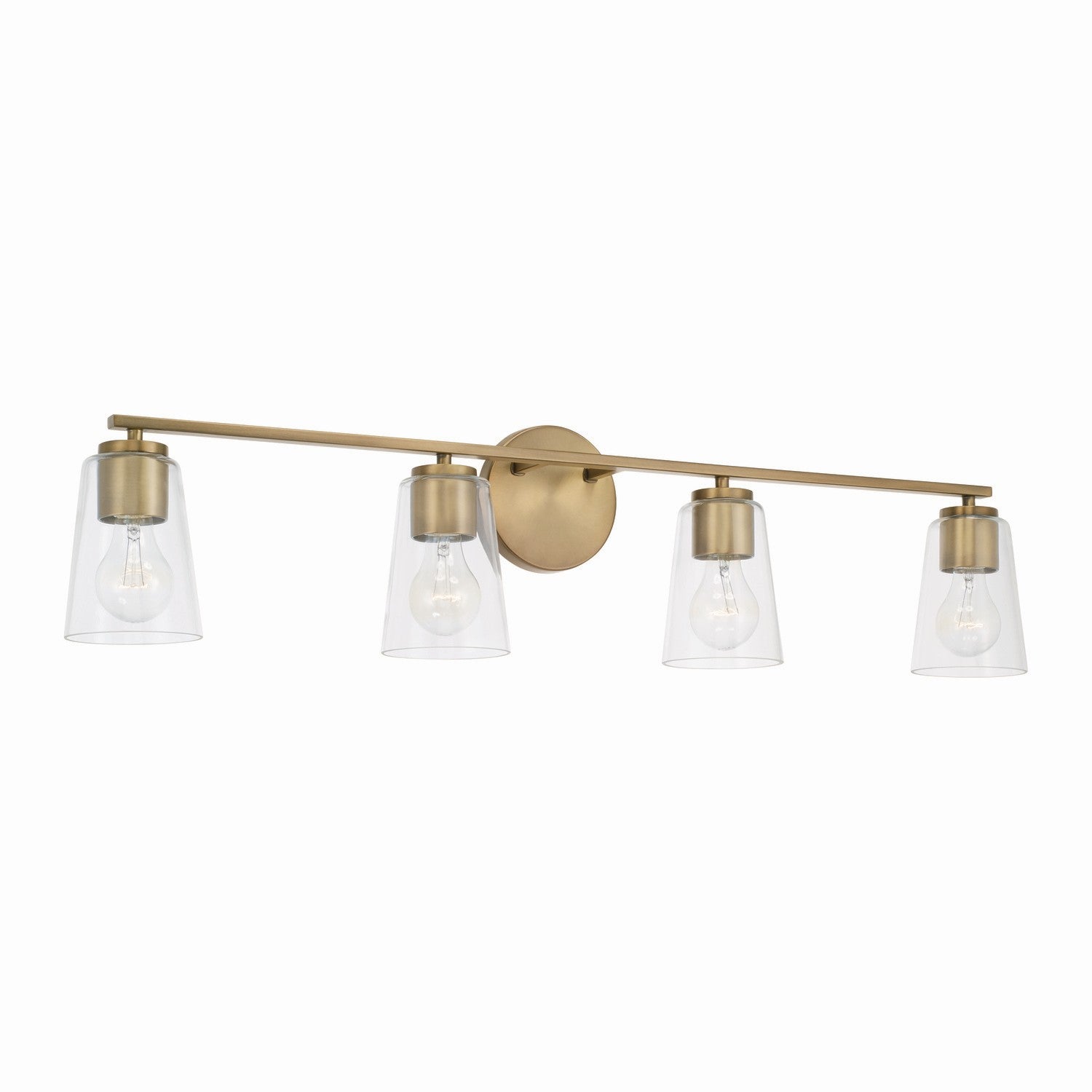 Capital Portman 148641AD-537 Bath Vanity Light 36 in. wide - Aged Brass