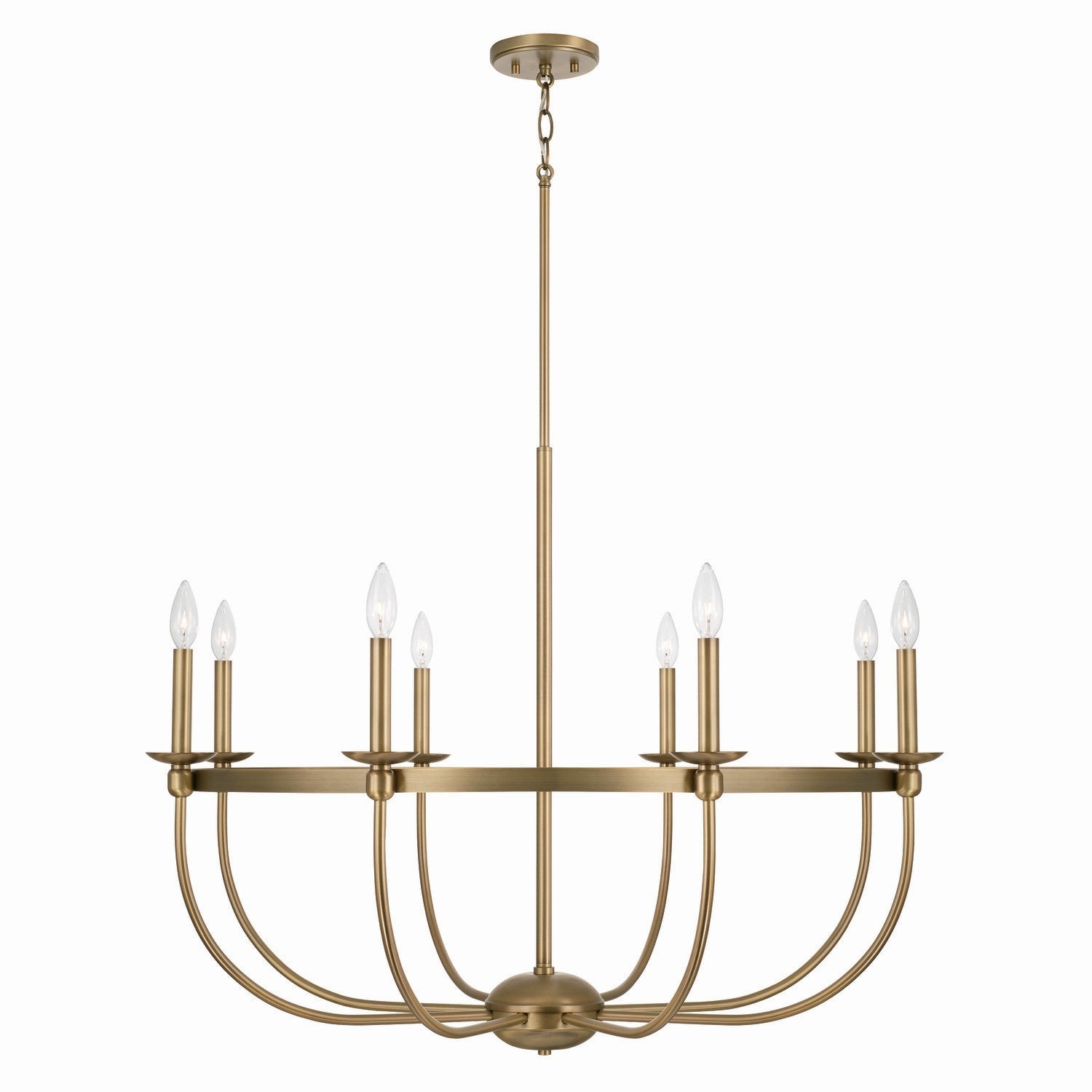 Capital Rylann 425181AD Chandelier Light - Aged Brass