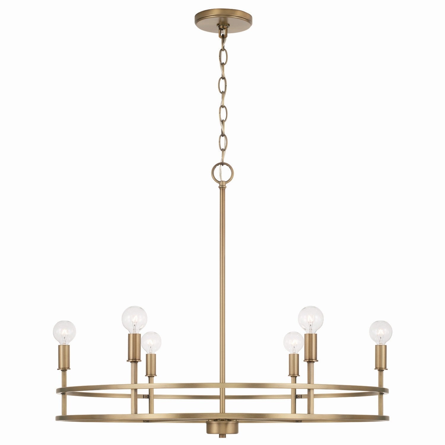 Capital Fuller 448761AD Chandelier Light - Aged Brass