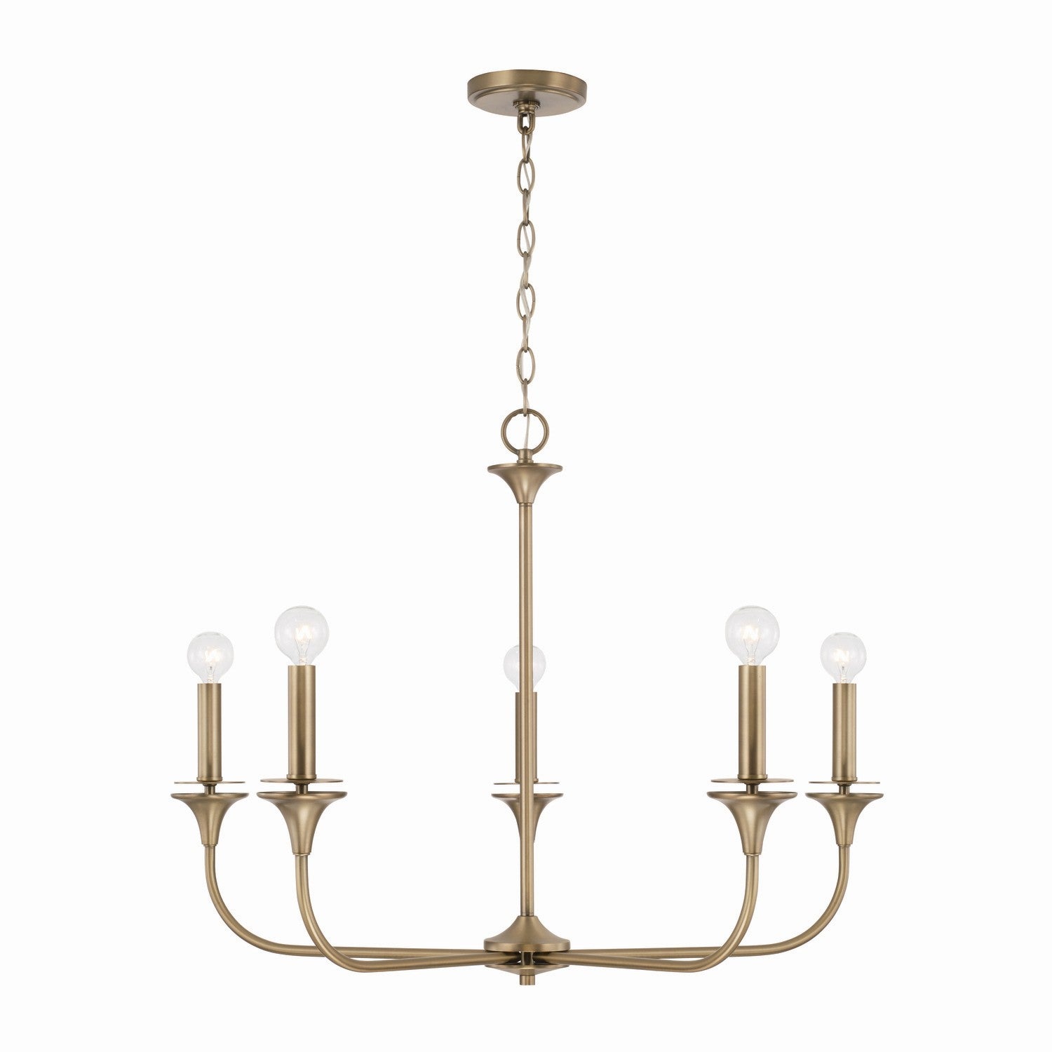 Capital Presley 448951AD Chandelier Light - Aged Brass