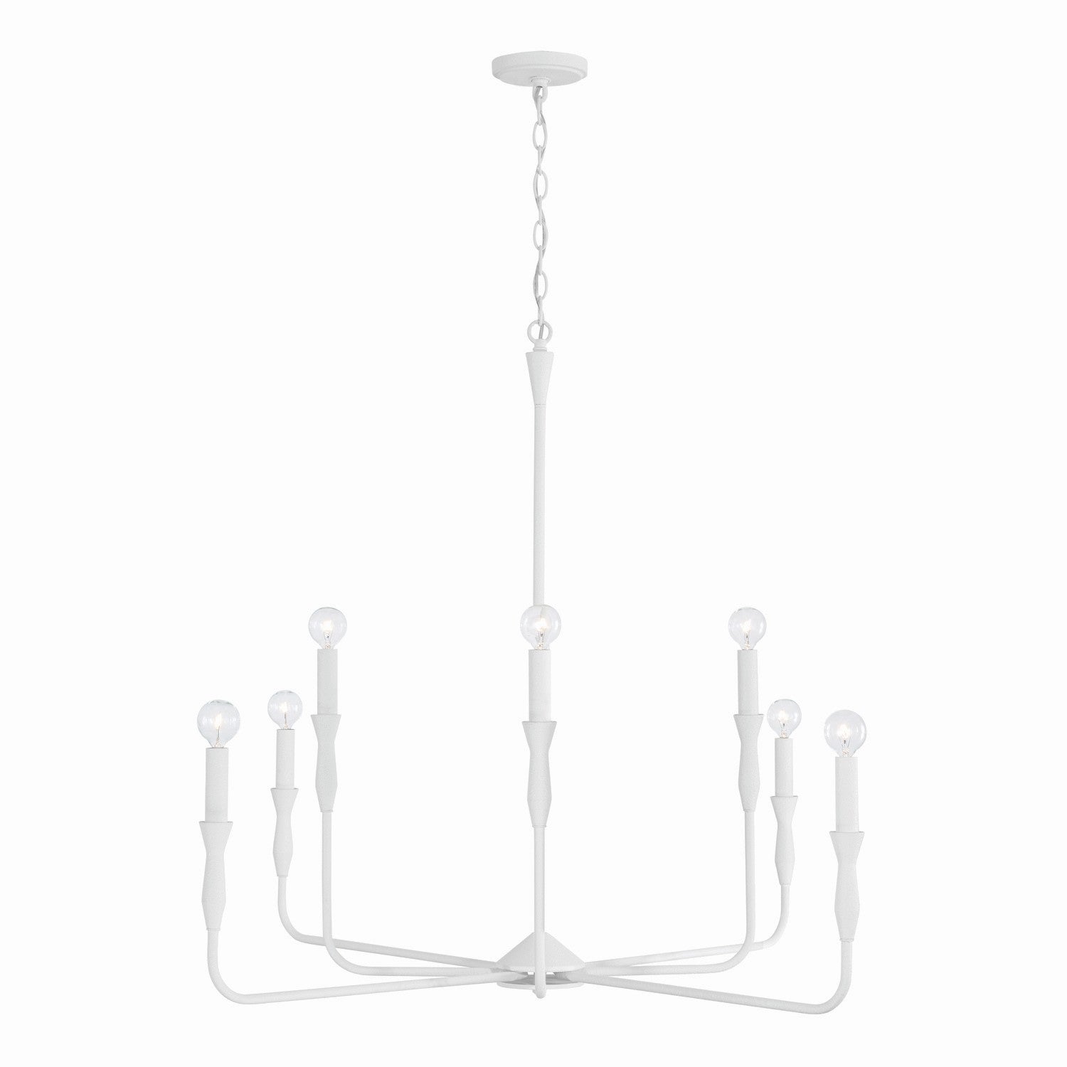 Capital Paloma 450381XW Chandelier Light - Textured White