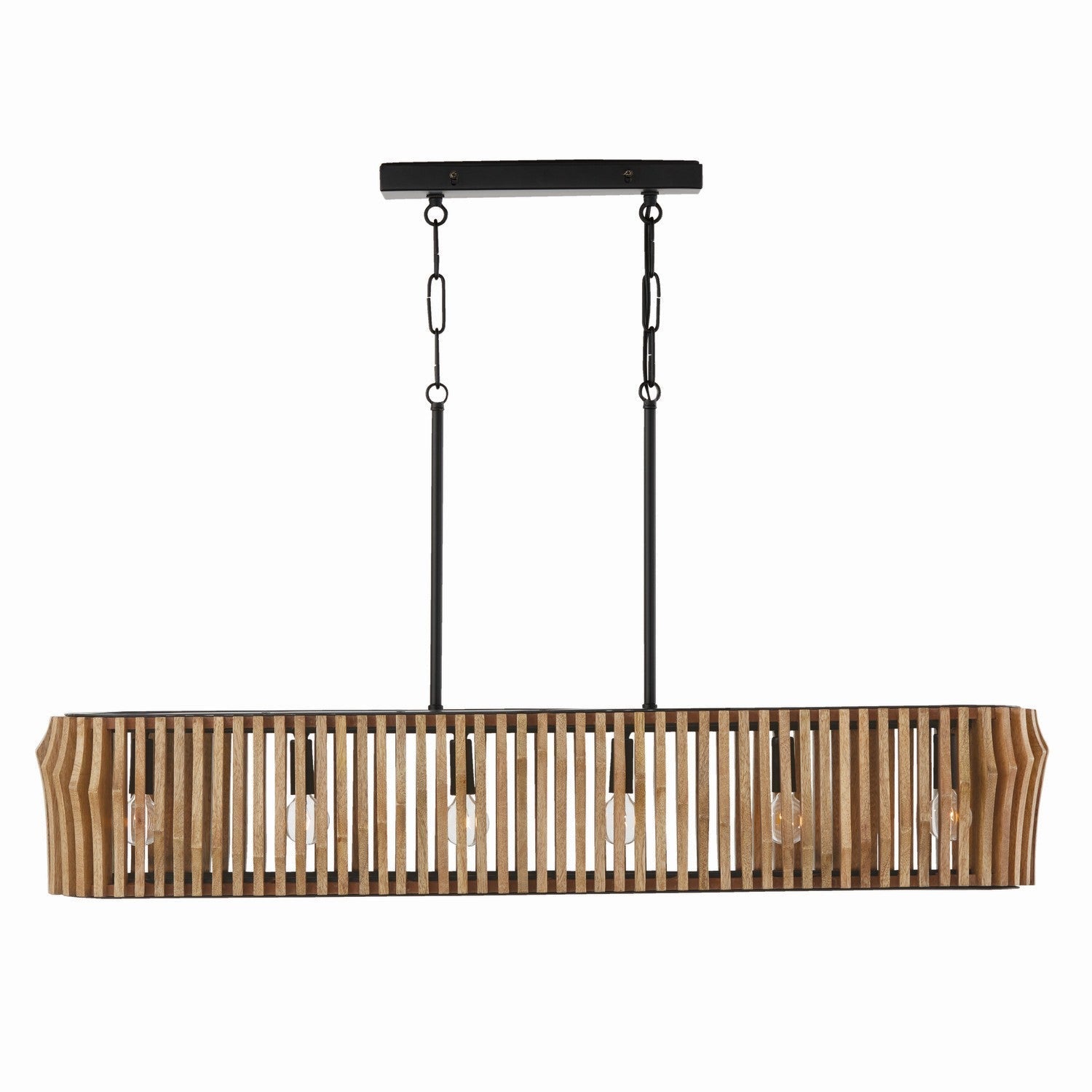 Capital Archer 844661WK Pendant Light - Light Wood and Matte Black