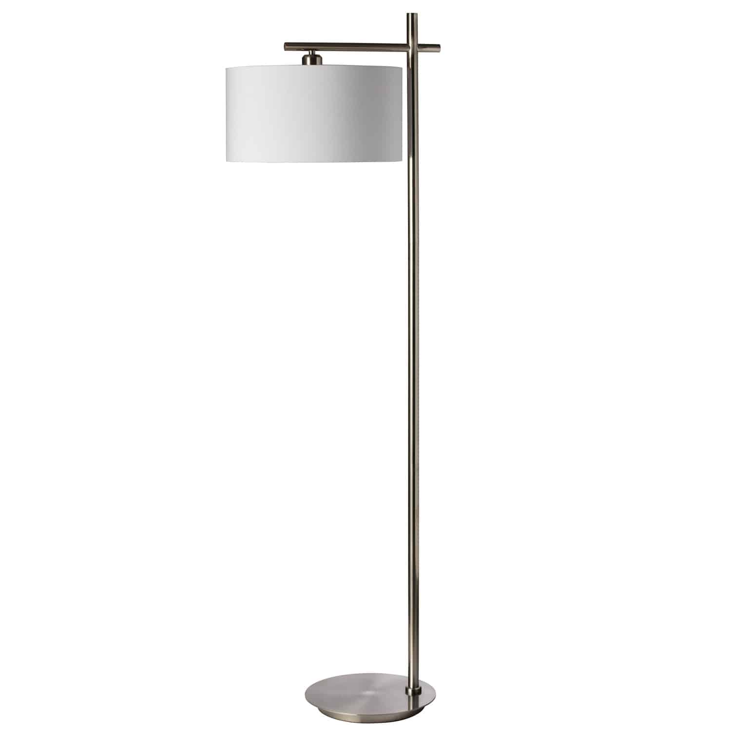 Dainolite Modern - 131F-SC - 1 Light Floor Lamp, Satin Chrome Finish - Satin Chrome