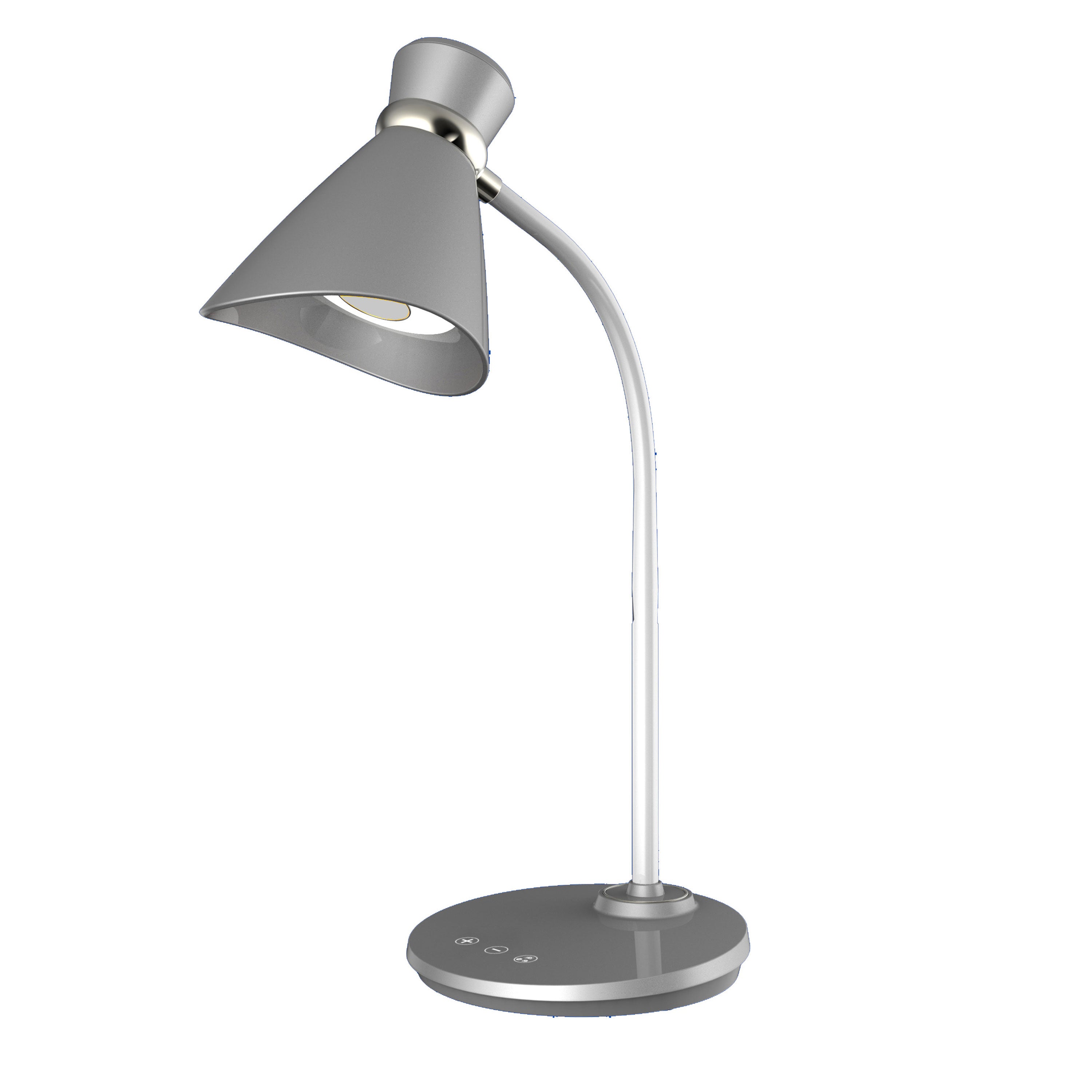 Dainolite Contemporary - 132LEDT-SV - 6W LED Desk Lamp, Silver Finish - Silver