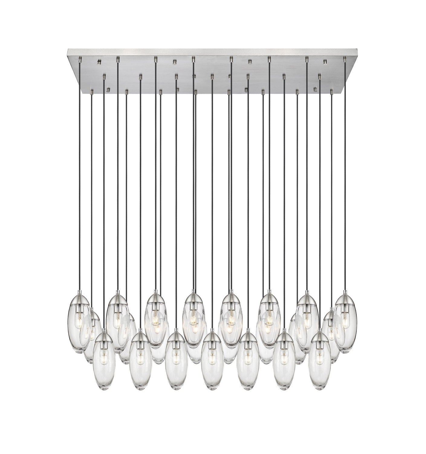 Z-Lite Lighting 651P-23L-BN Modern Arden Pendant Light Brushed Nickel