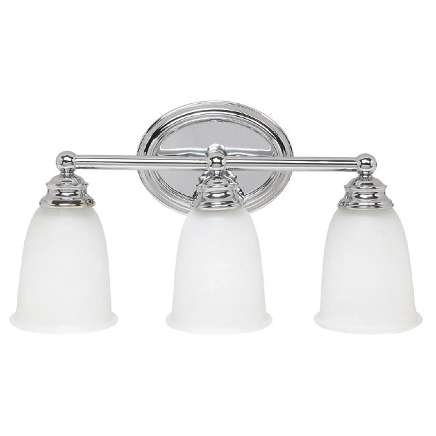 Capital Louis 1083CH-132 Bath Vanity Light 17 in. wide - Chrome