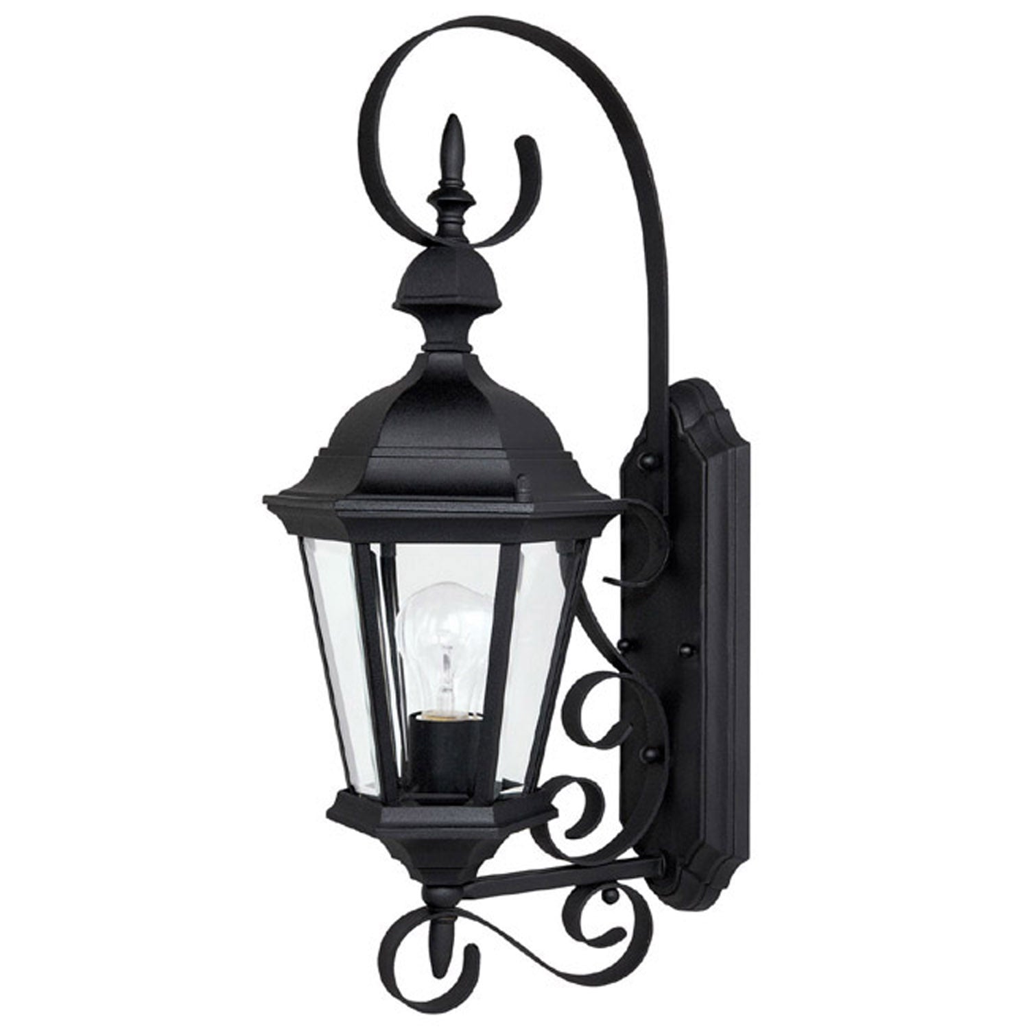 Capital Lighting 9721BK  Carriage House Outdoor Black