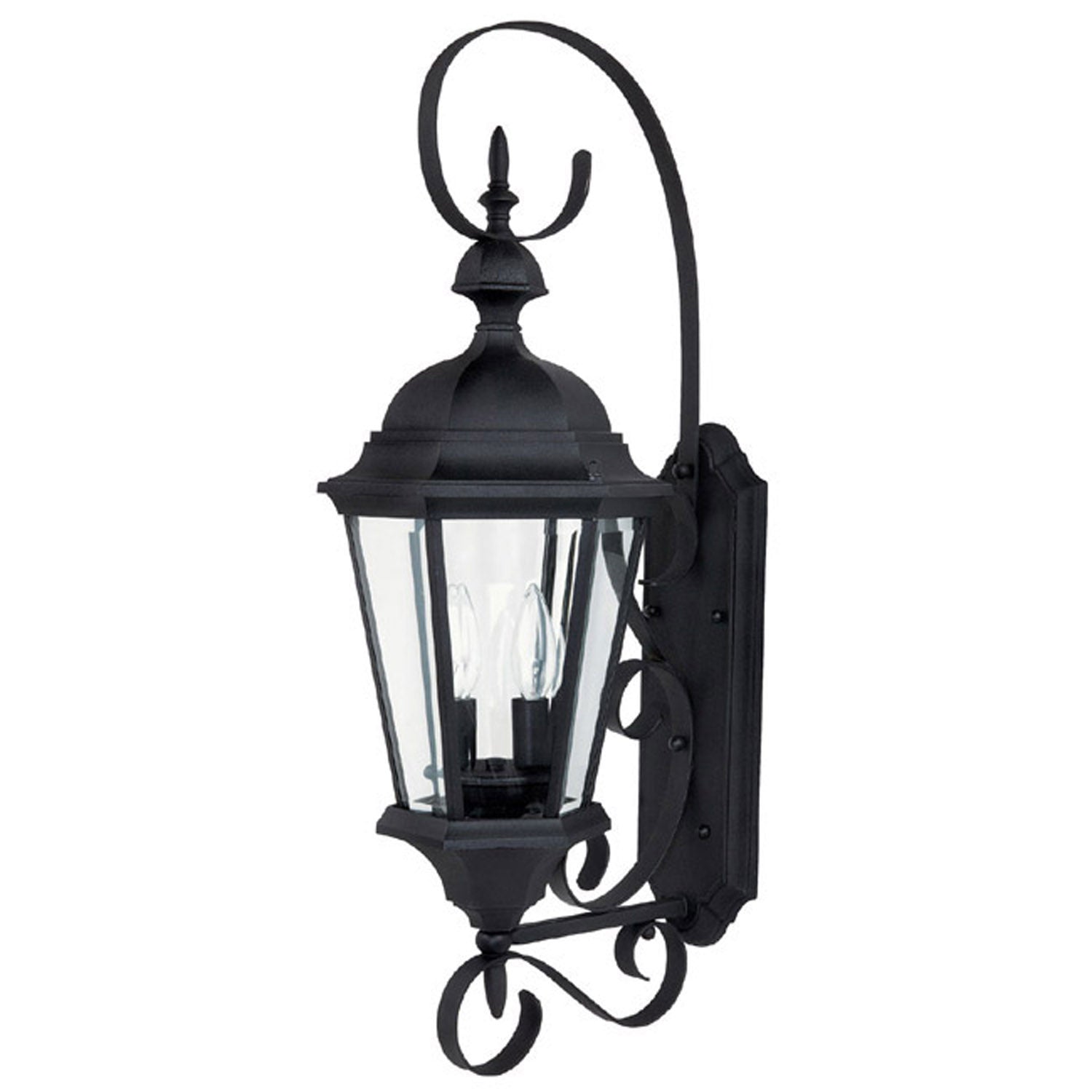 Capital Lighting 9722BK  Carriage House Outdoor Black