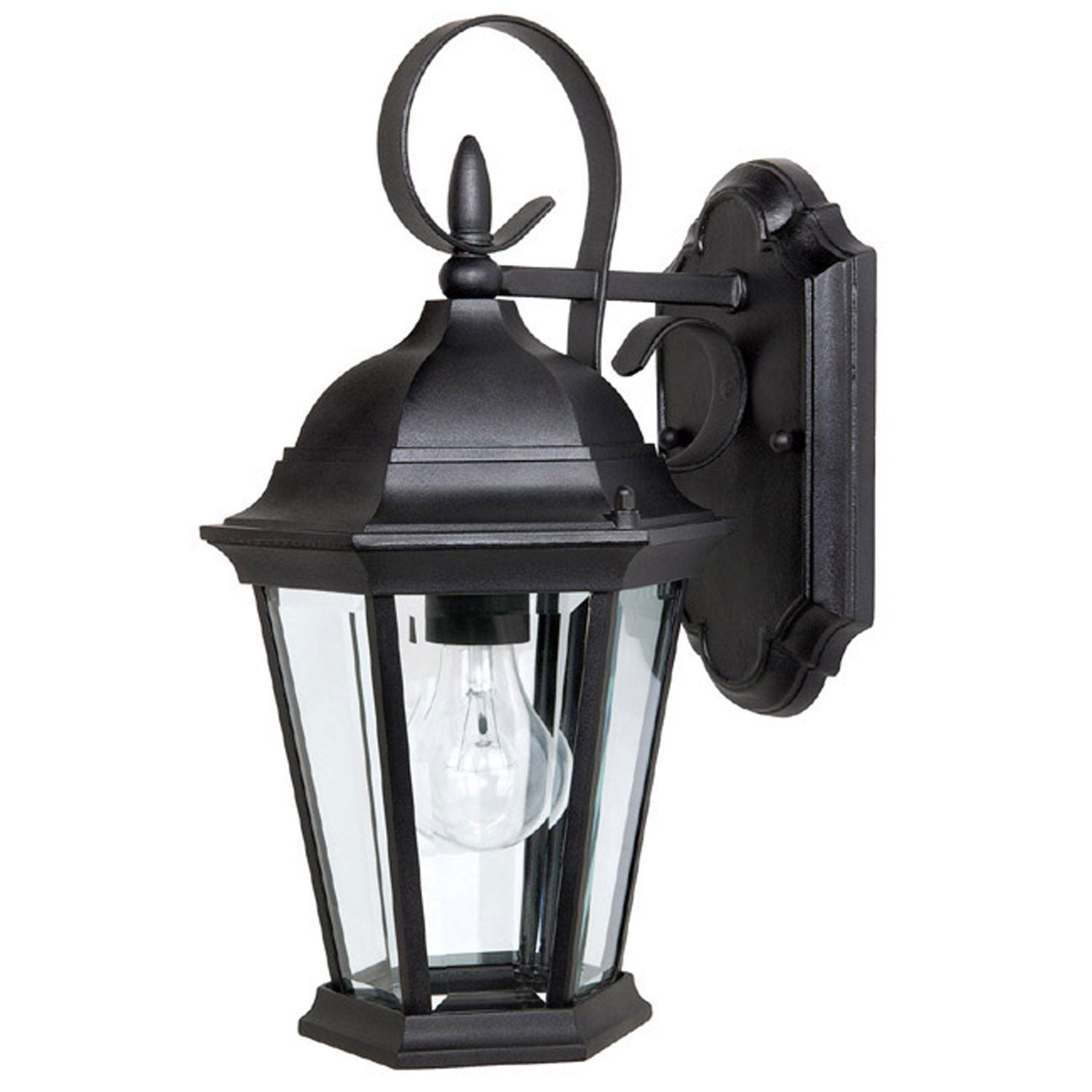 Capital Lighting 9726BK  Carriage House Outdoor Black