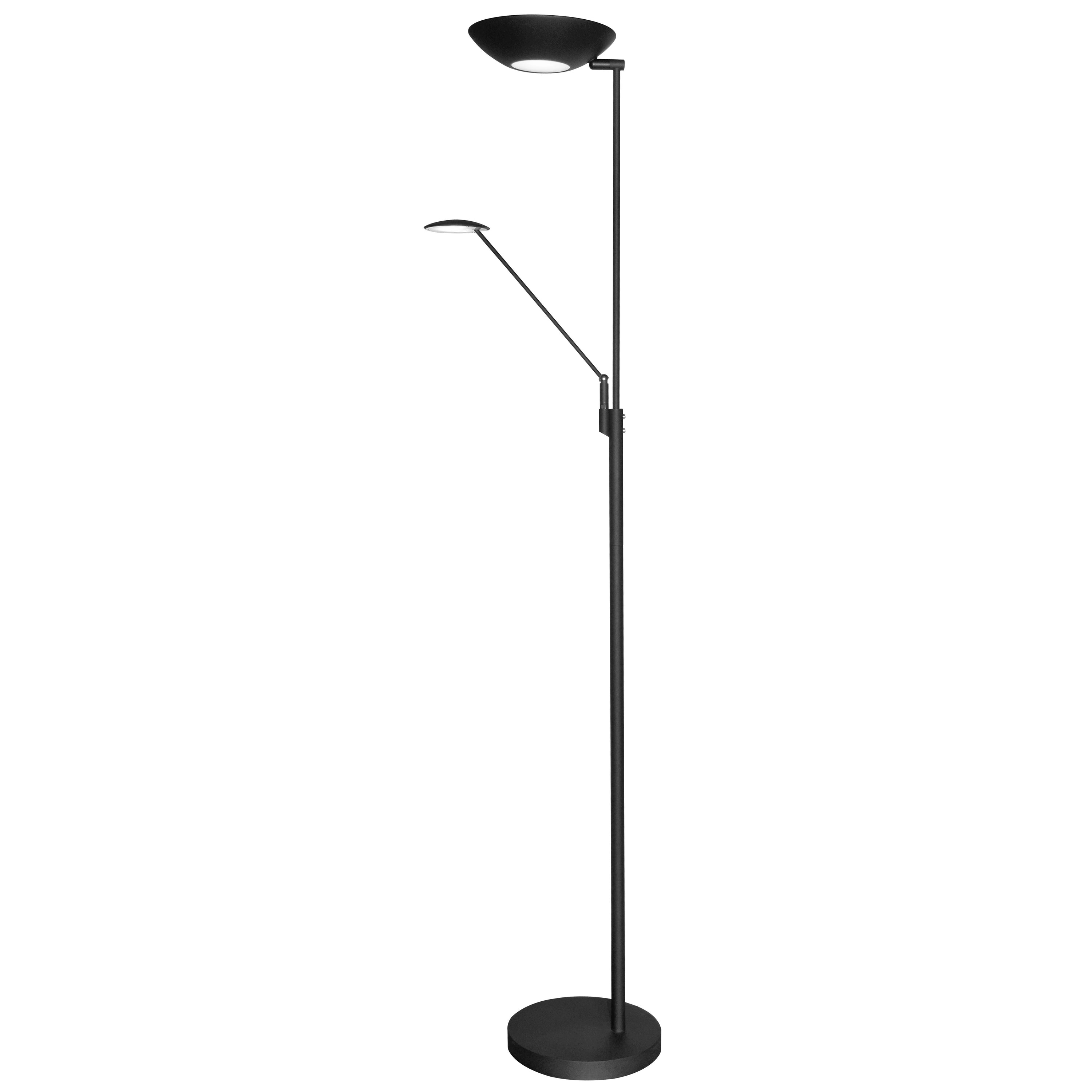 Dainolite Contemporary - 170LEDF-BK - Mother & Son LED Floor Lamp, Black Finish - Black