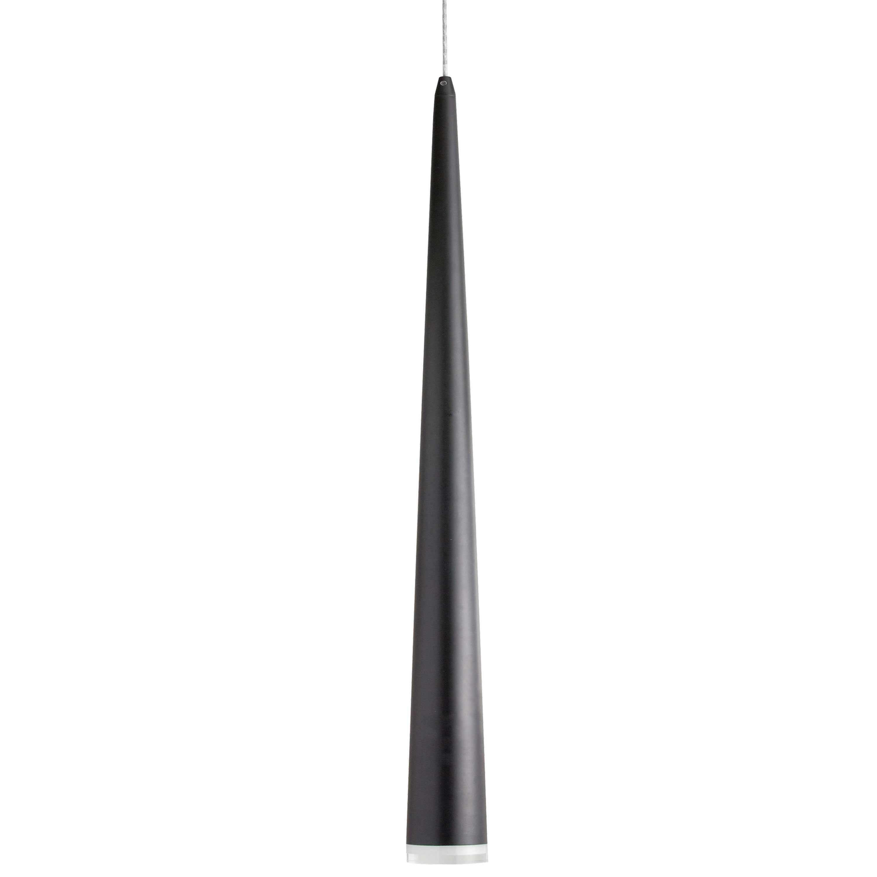 Dainolite Modern - 418LED-361P-MB - 5W LED Pendant, Matte Black Finish - Black