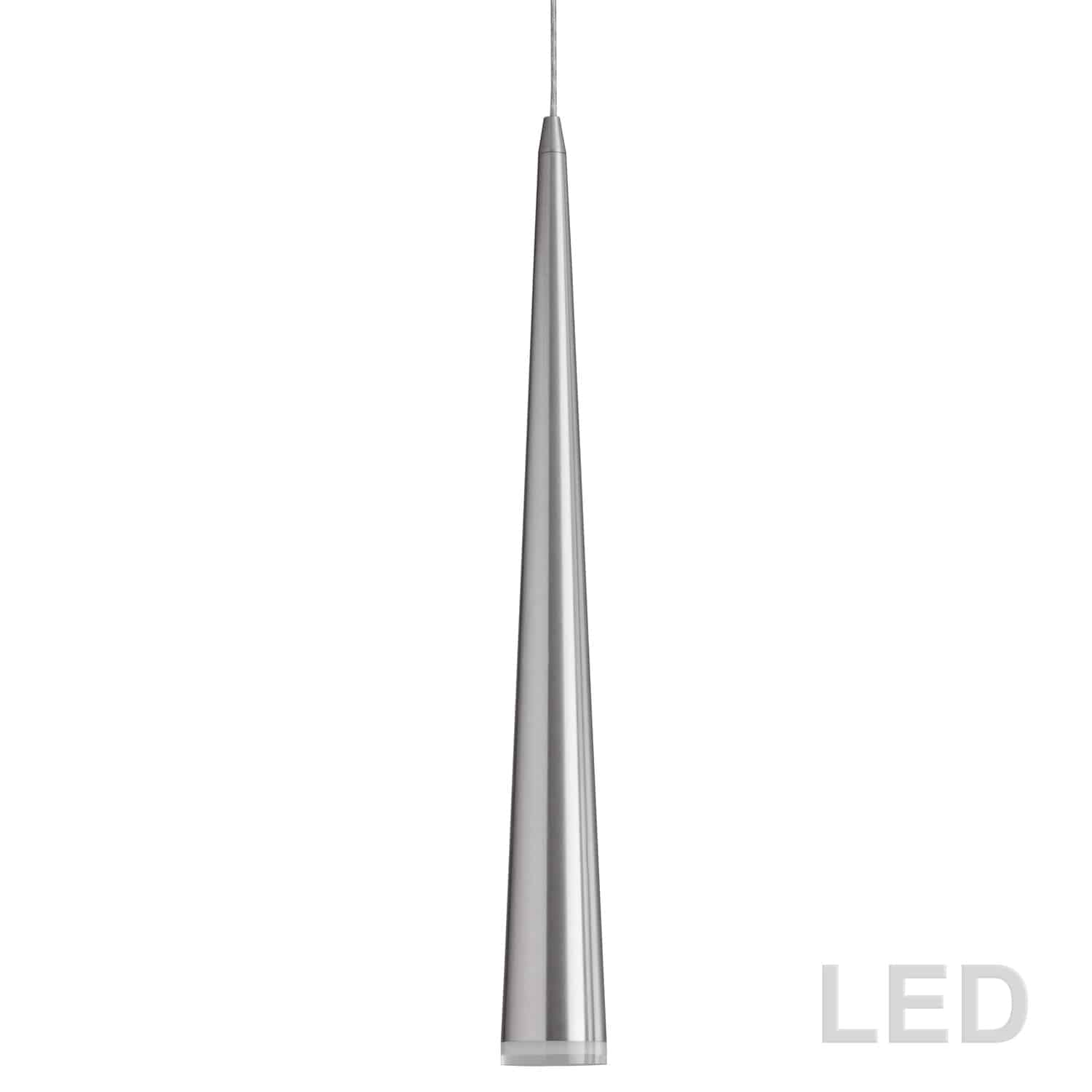 Dainolite Modern - 418LED-361P-SC - 5W LED Pendant, Satin Chrome Finish - Satin Chrome