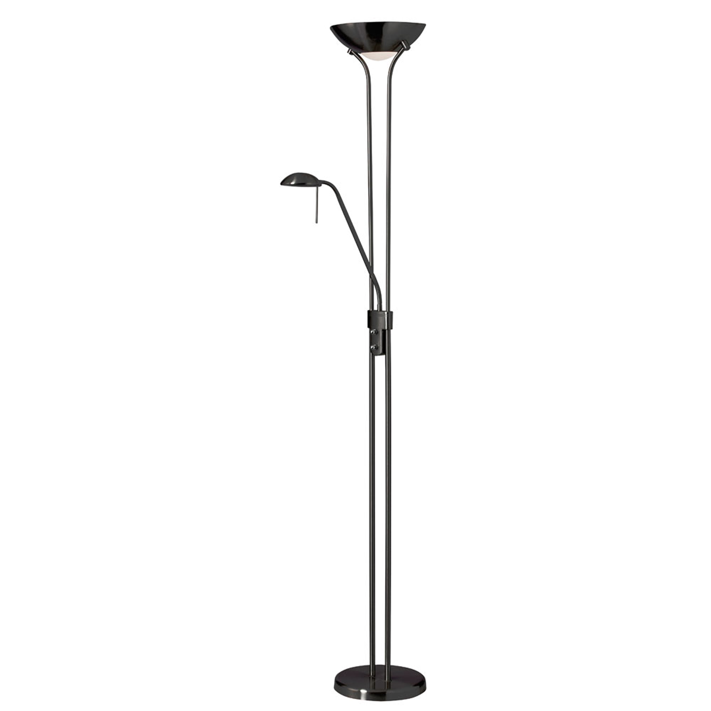 Dainolite Contemporary - 505F-MB - Mother/Son Floor Lamp, Matte Black - Black