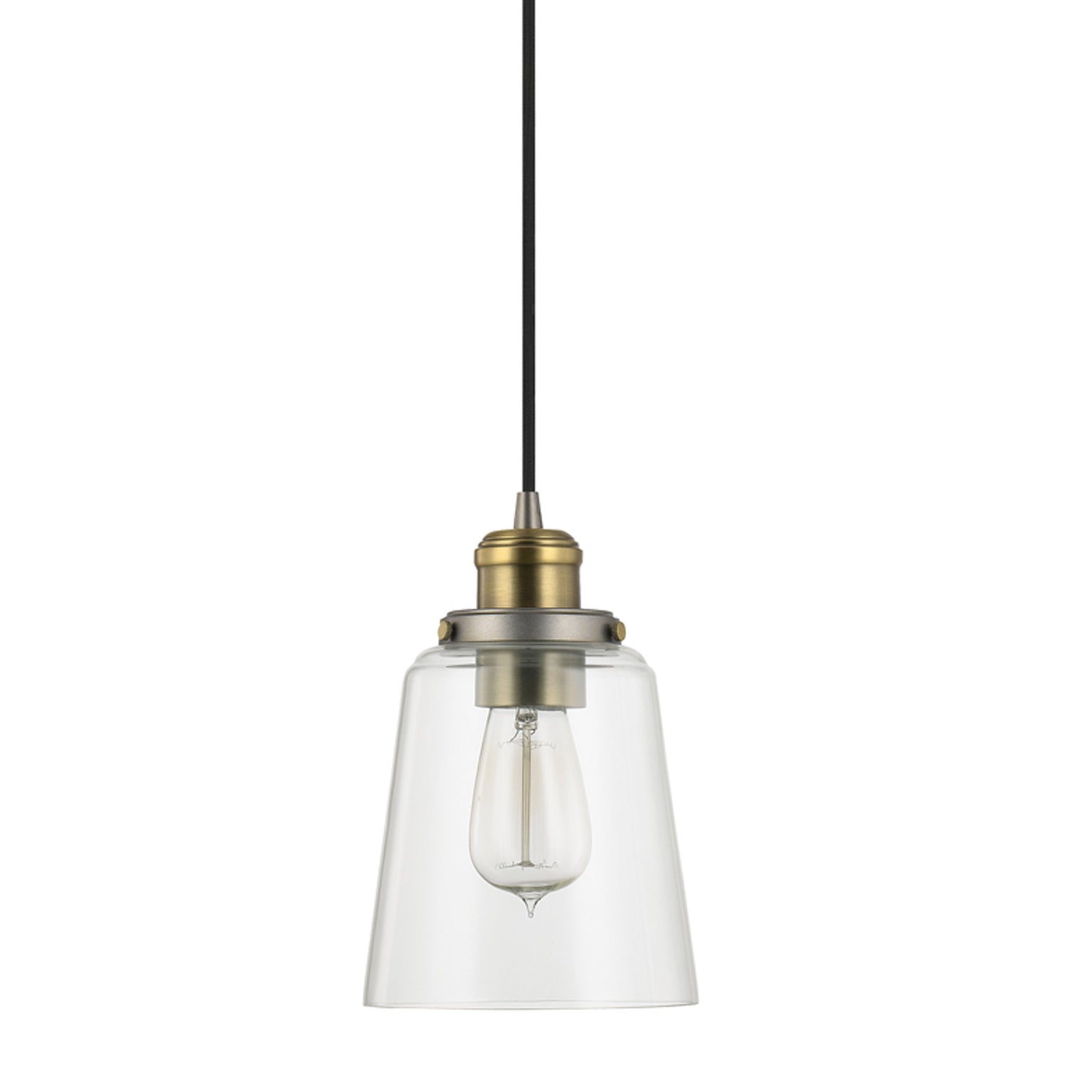 Capital Fallon 3718GA-135 Pendant Light - Graphite and Aged Brass