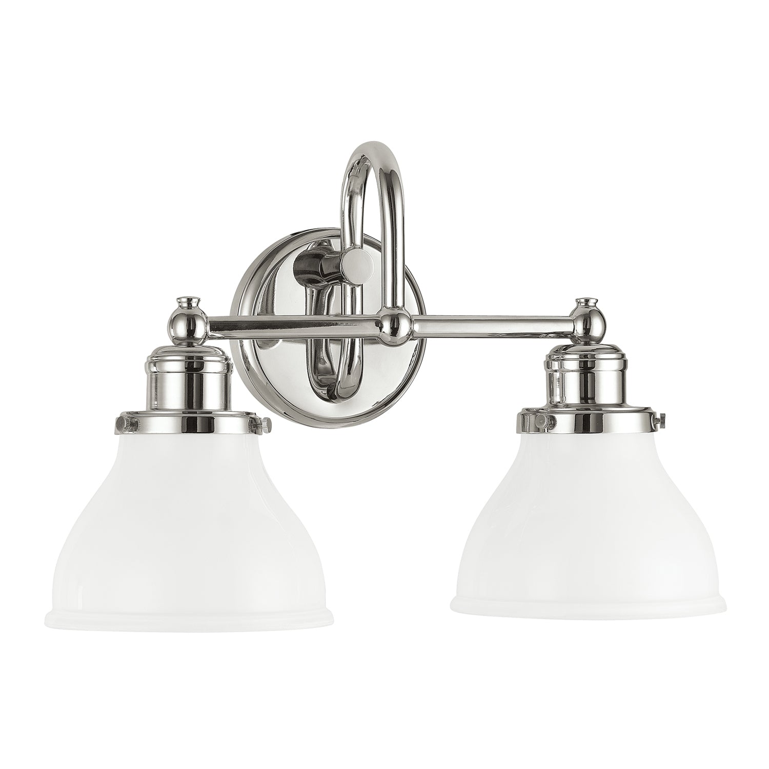 Capital Baxter 8302PN-128 Bath Vanity Light 17 in. wide - Polished Nickel