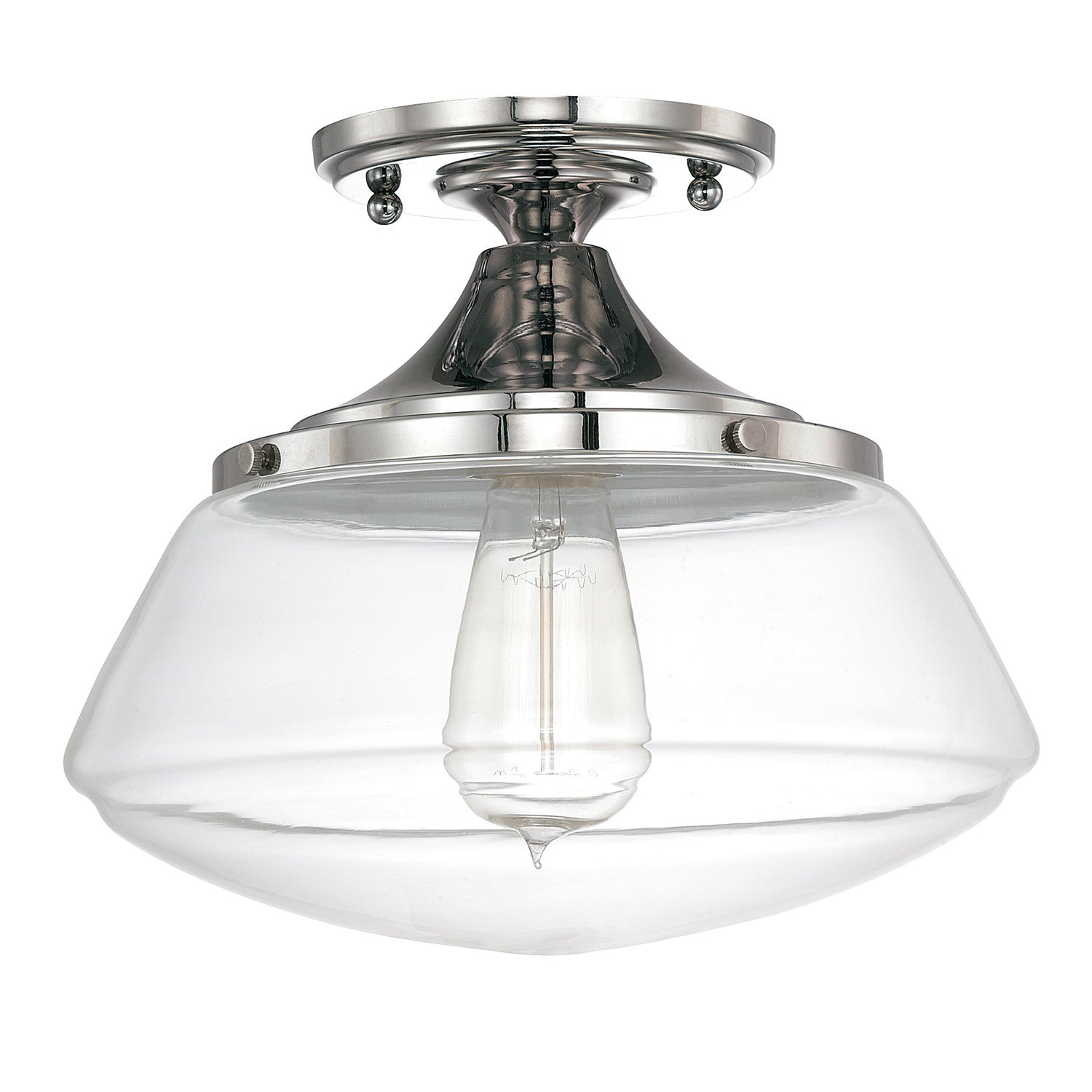 Capital Schoolhouse 3537PN-134 Ceiling Light - Polished Nickel