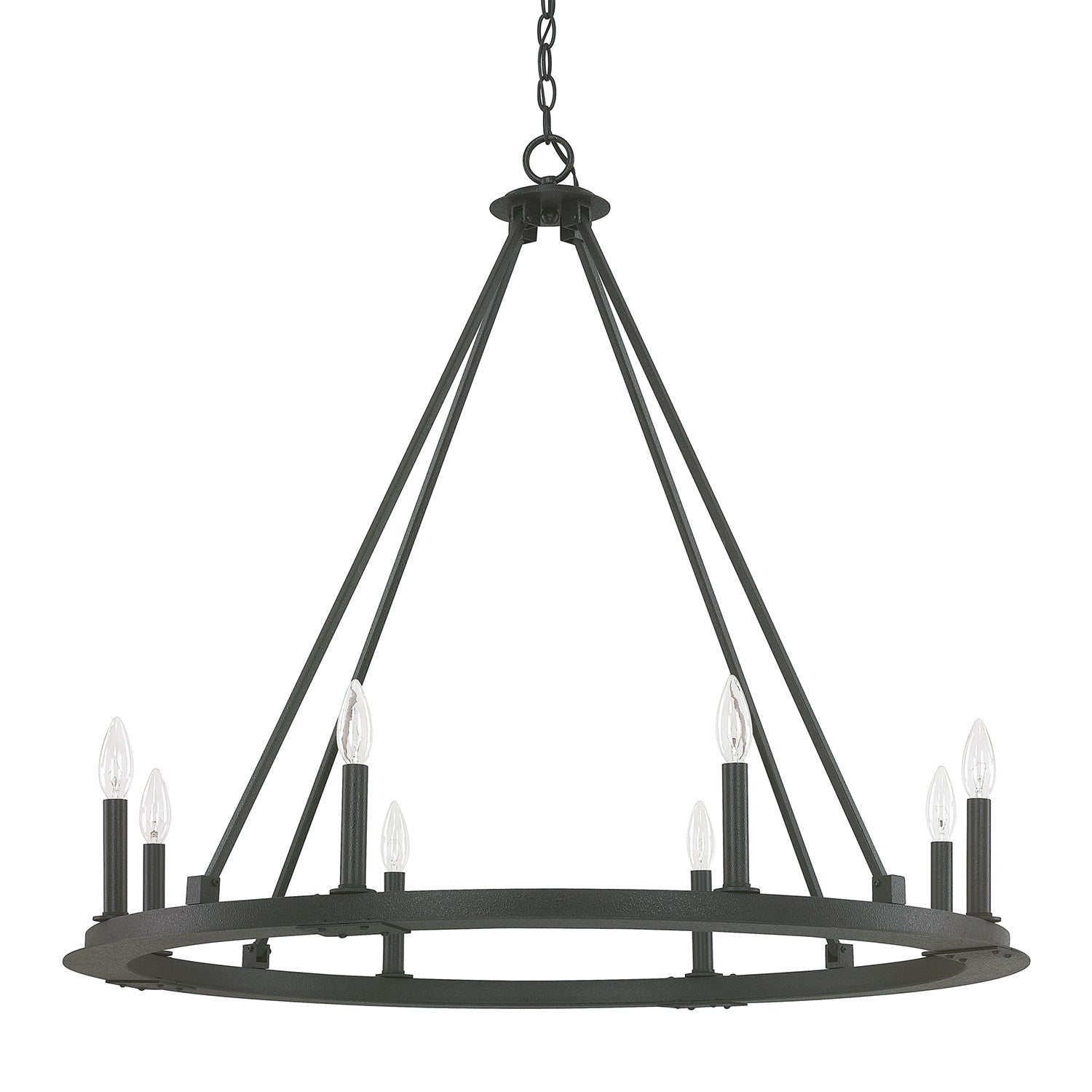 Capital Pearson 4918BI-000 Chandelier Light - Black Iron