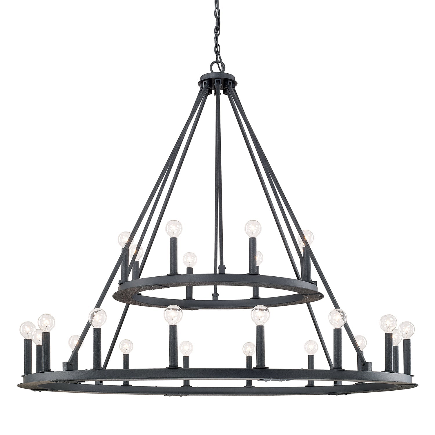 Capital Pearson 4910BI Chandelier Light - Black Iron