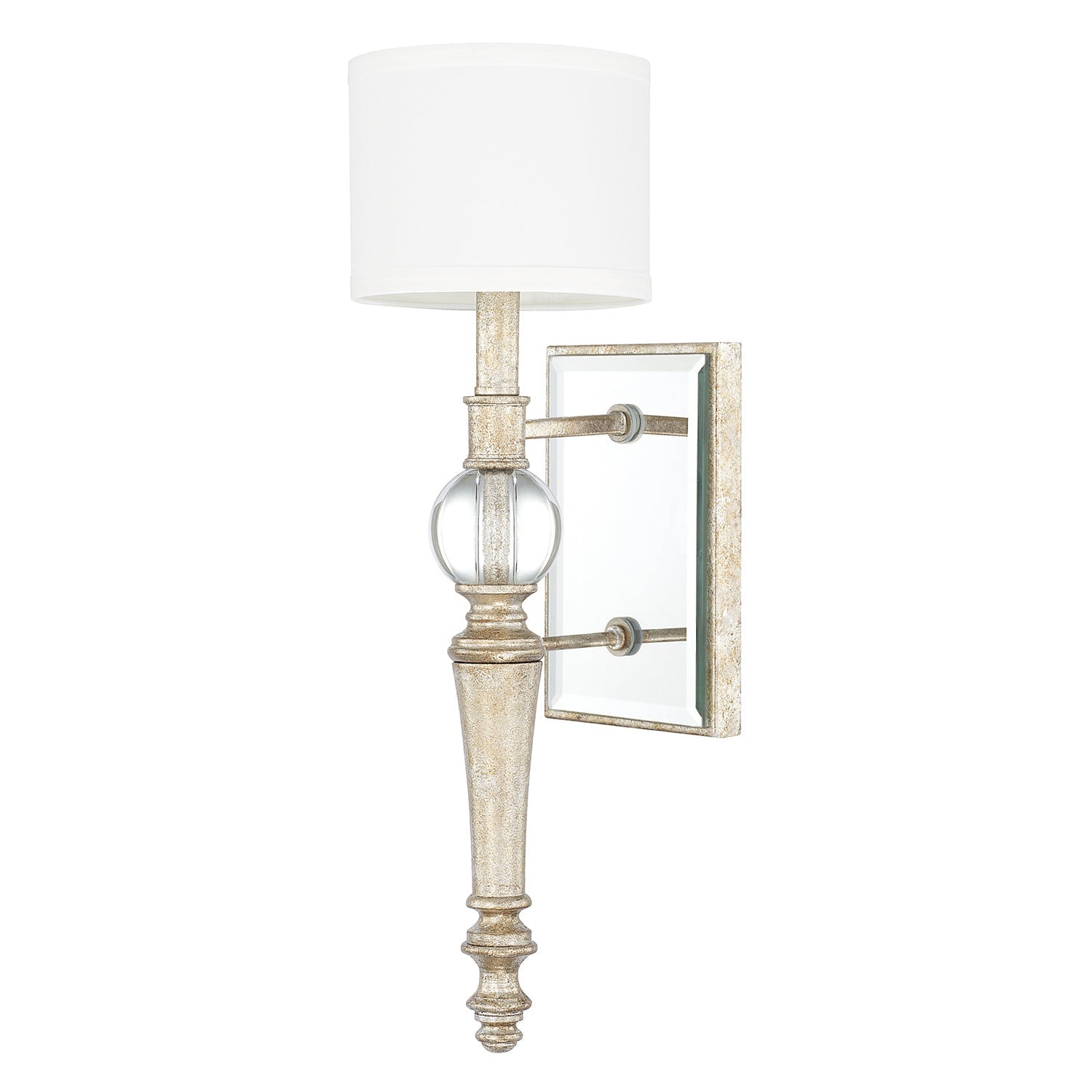 Capital Carlyle 611711GS-654 Wall Sconce Light - Gilded Silver