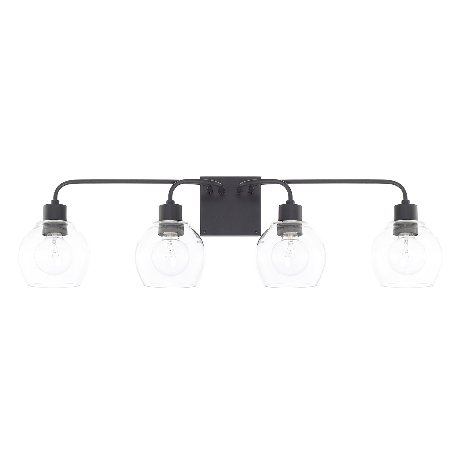 Capital Tanner 120041MB-426 Bath Vanity Light 34 in. wide - Matte Black